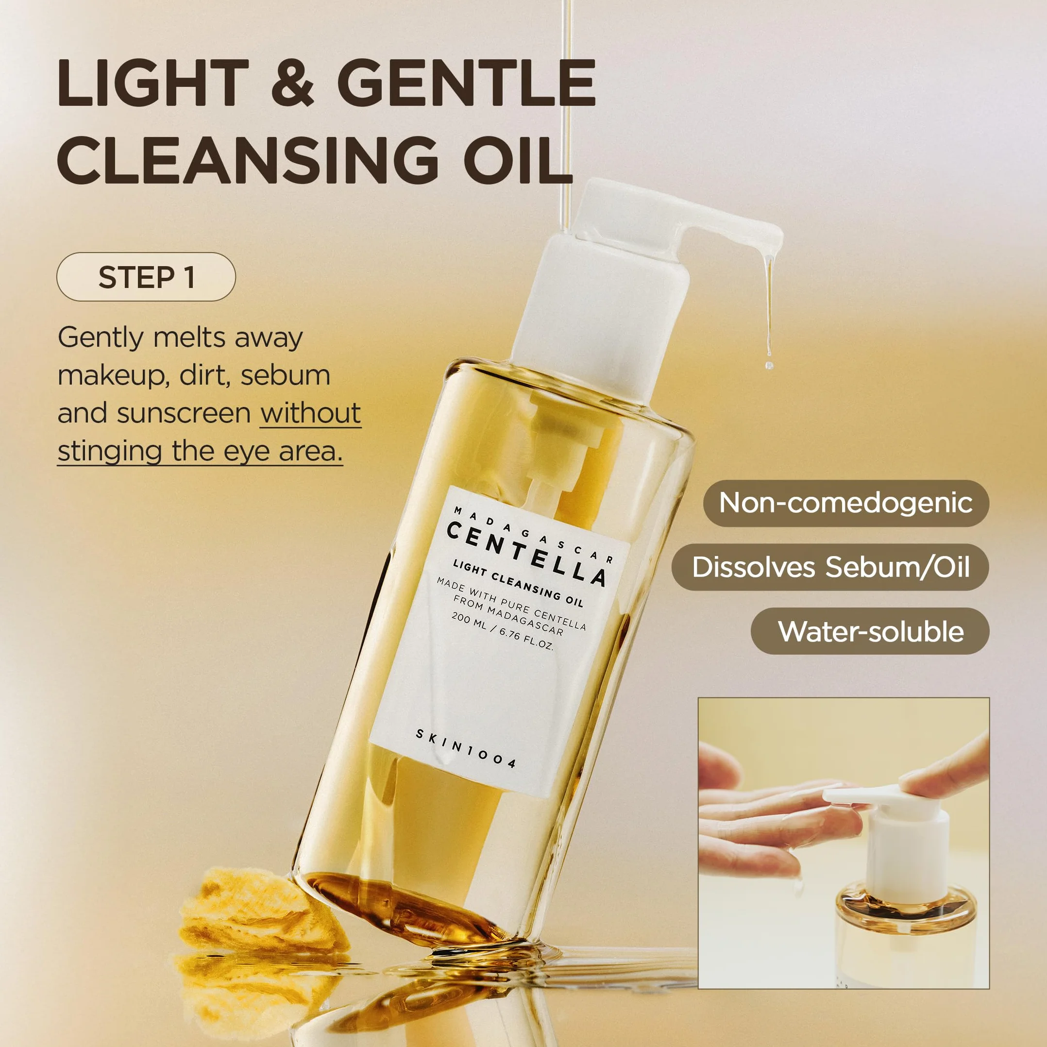 MADAGASCAR CENTELLA DOUBLE CLEANSING DUO SKIN 1004