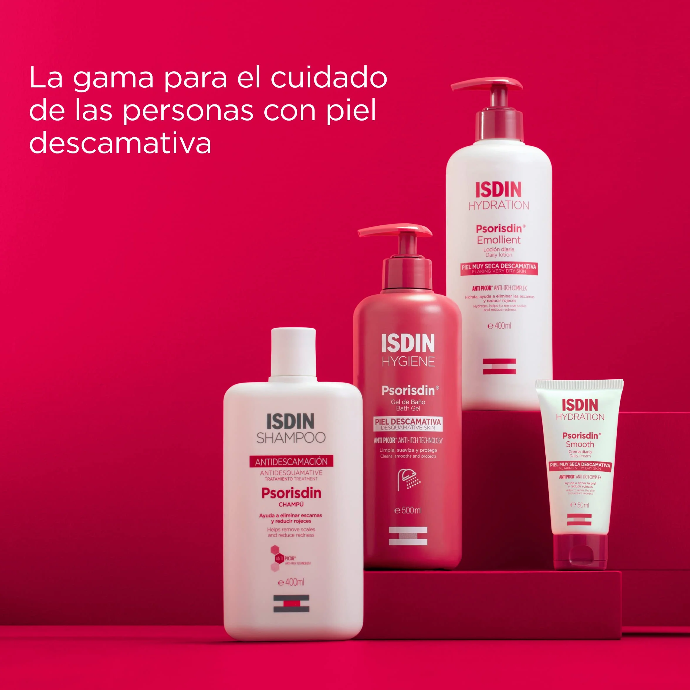 ISDIN Psorisdin Champú Antidescamación para Aliviar Picor de Psoriasis