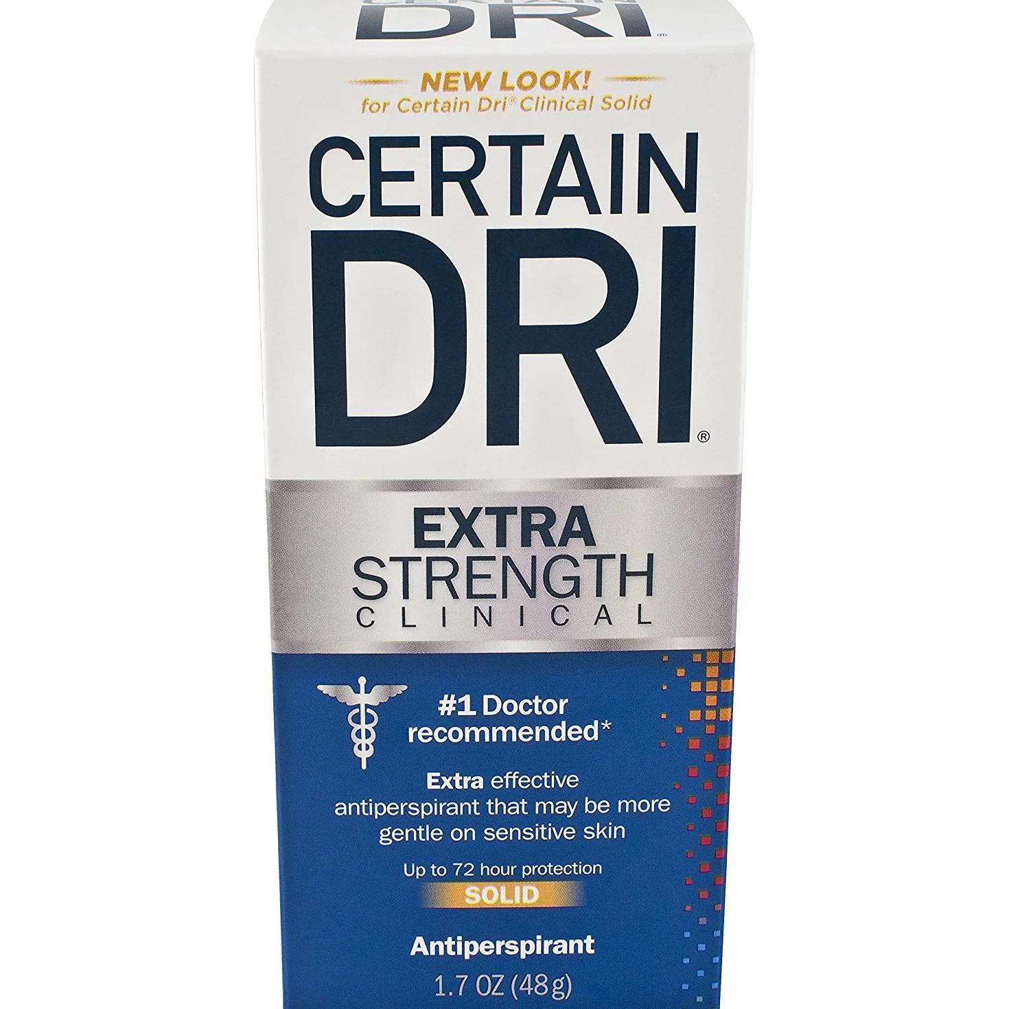 Certain Dri Antiperspirant Solid for Excessive Perspiration-1.7 oz (Pack of 3) by Certain Dri