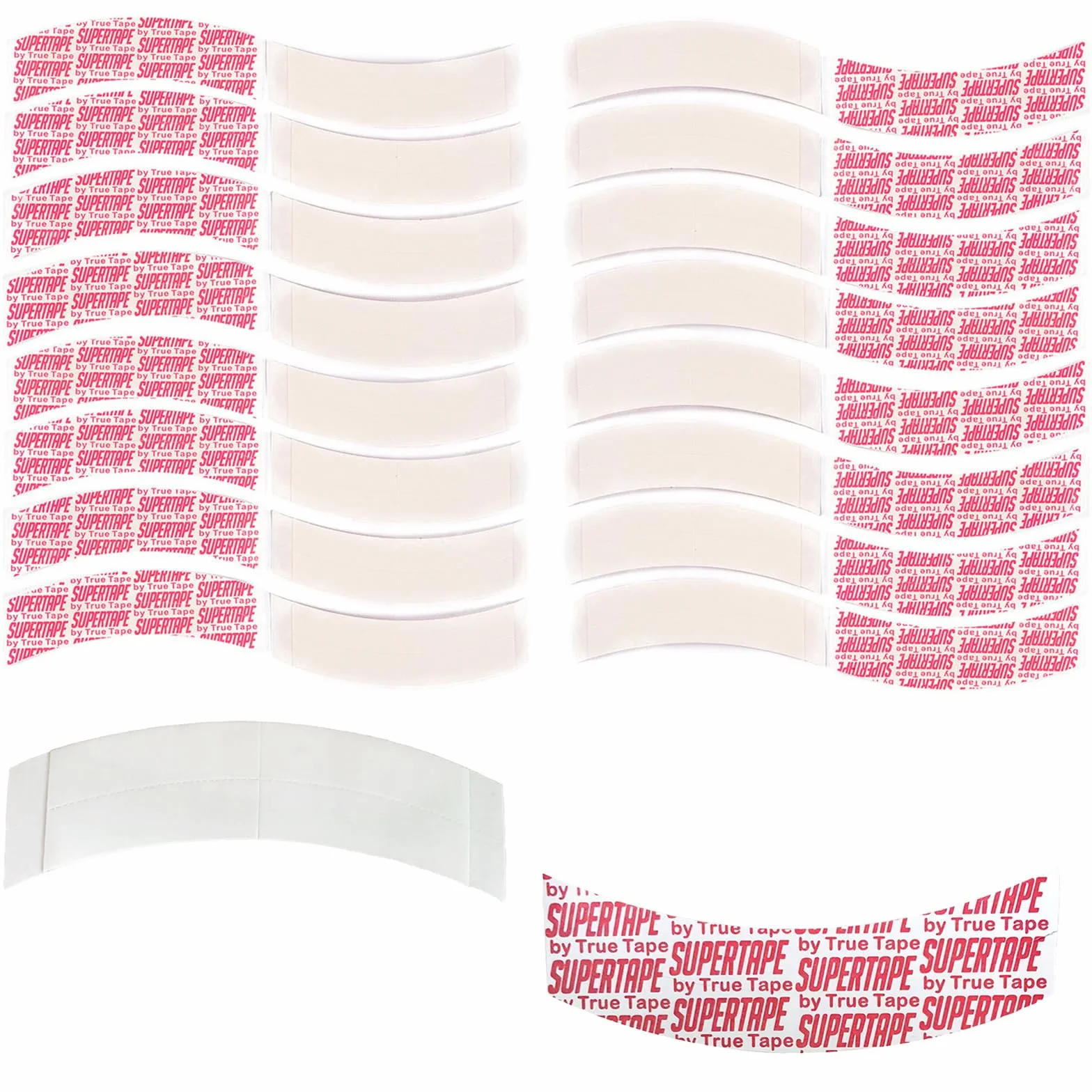 Cinta Adhesiva Doble Cara Invisible Impermeable 72 Piezas para Pelucas y Trama del Cabello