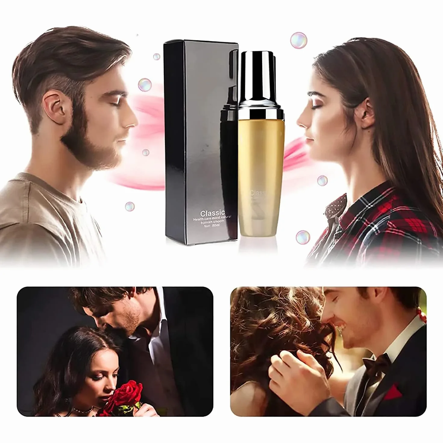 Aceite capilar de feromonas Golden Lure, perfume marroquí larga duración, 1 unidad