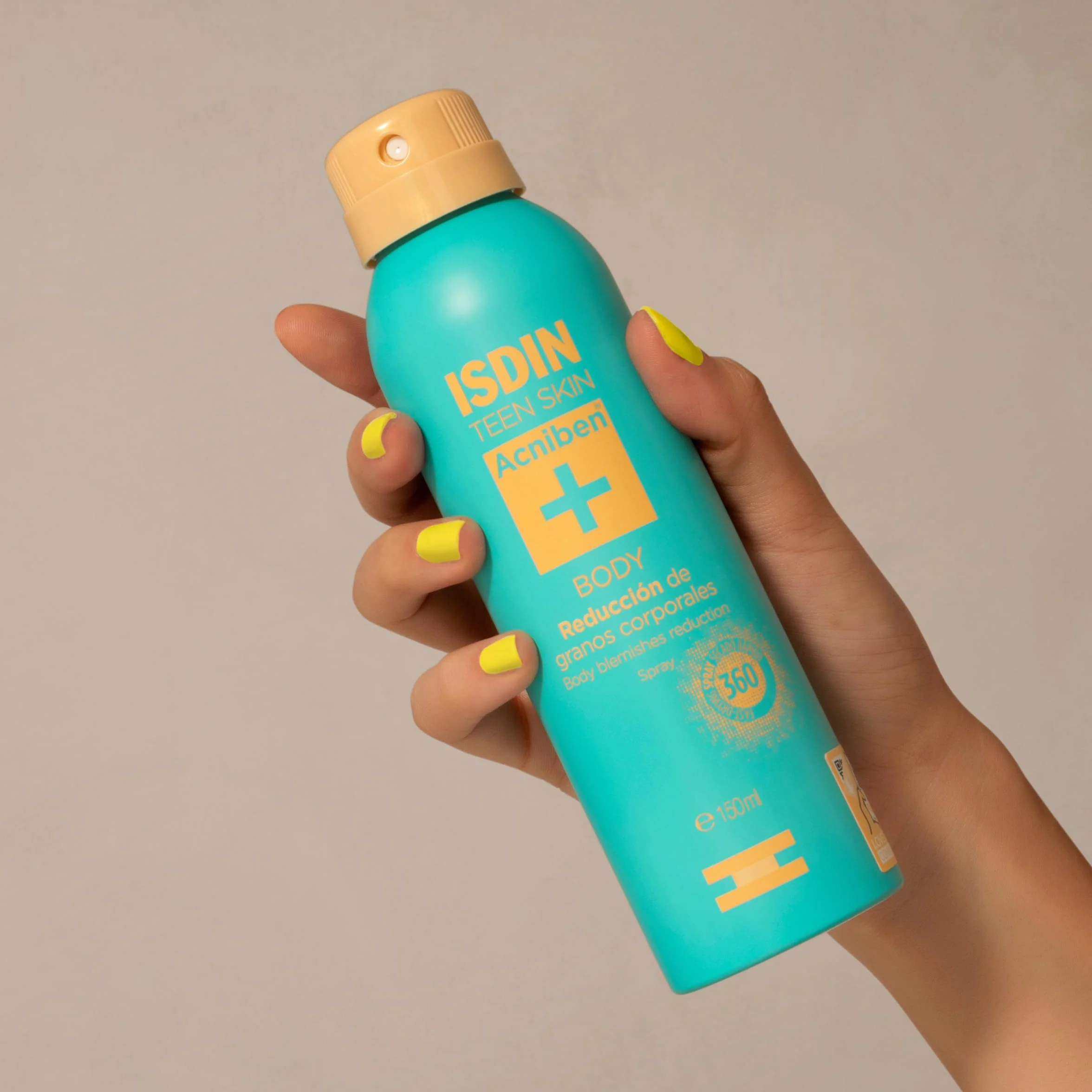 ISDIN Acniben Body Spray Corporal Granos, Sin fragancia, Blanco