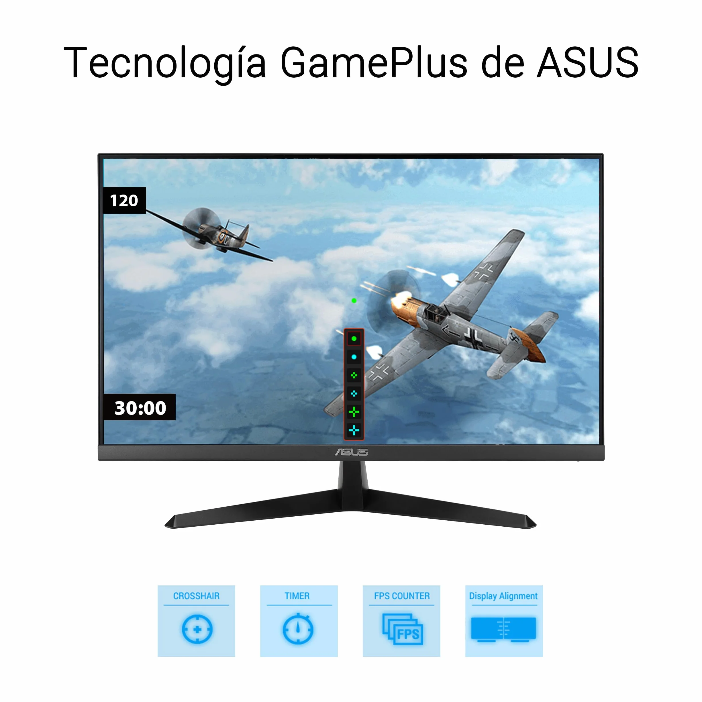 ASUS VY279HGR Monitor Gaming 27" FHD IPS 120Hz 1ms Adaptive Sync Eye Care Plus