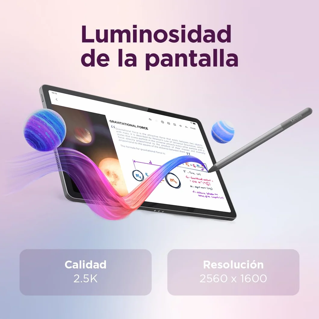 Lenovo Idea Tab 11" 2.5K Tablet 8GB RAM 128GB UFS MediaTek Dimensity 6300 Gris