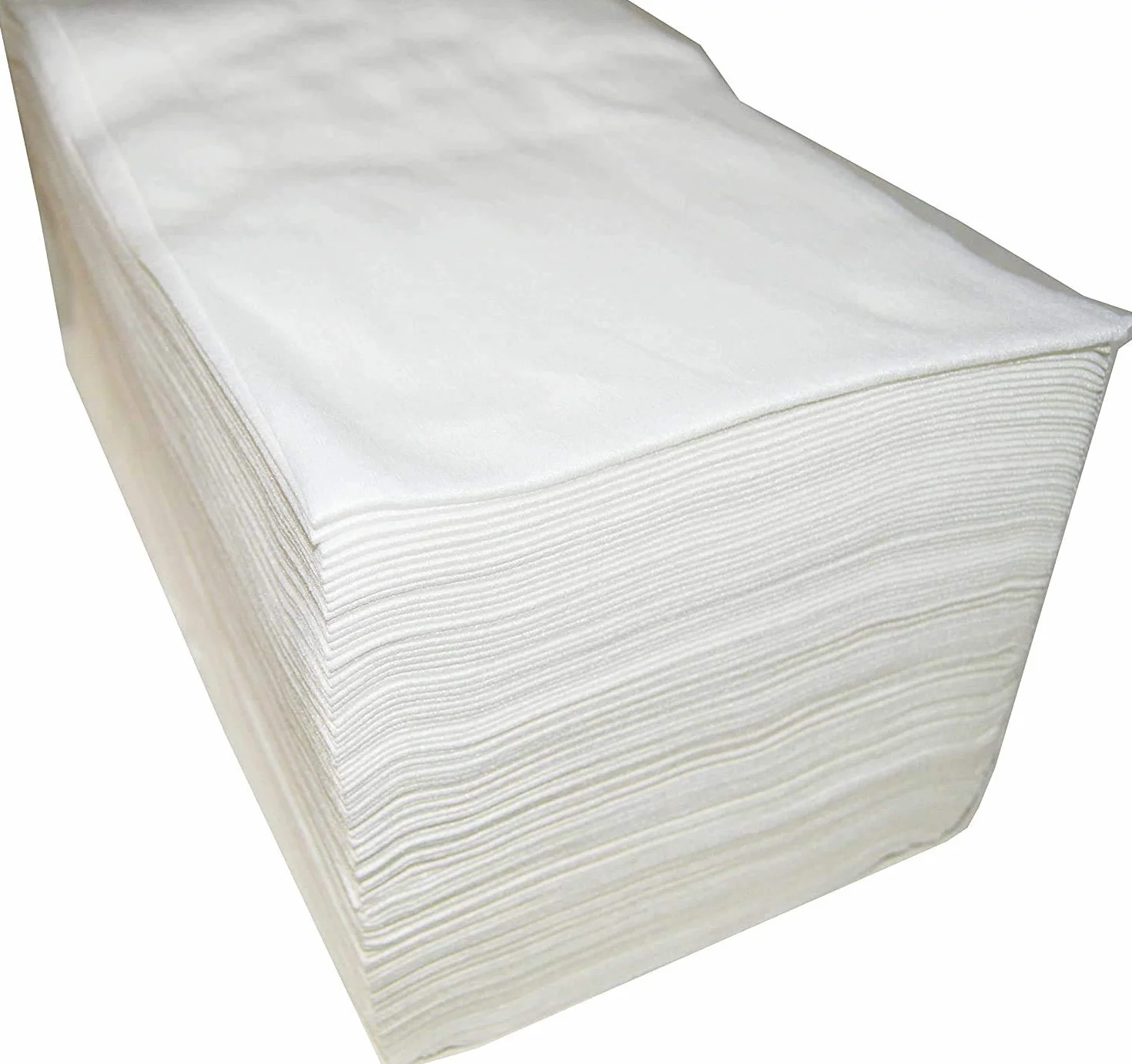 Toallas desechables para peluquería 40x80 cm 100 unidades papel absorbente blanco