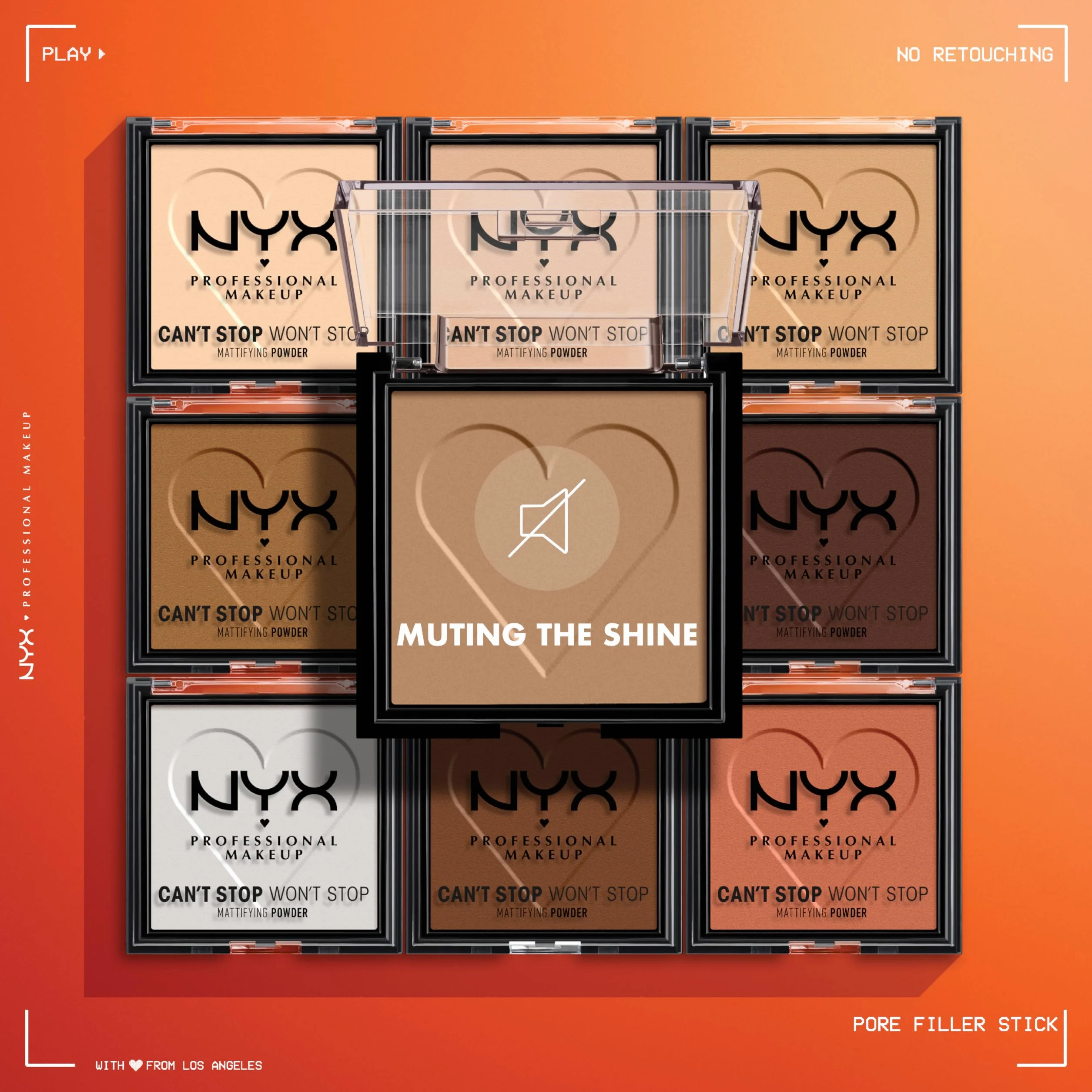 NYX Professional Makeup Can't Stop Won't Stop Matifying Powder 09 Deep