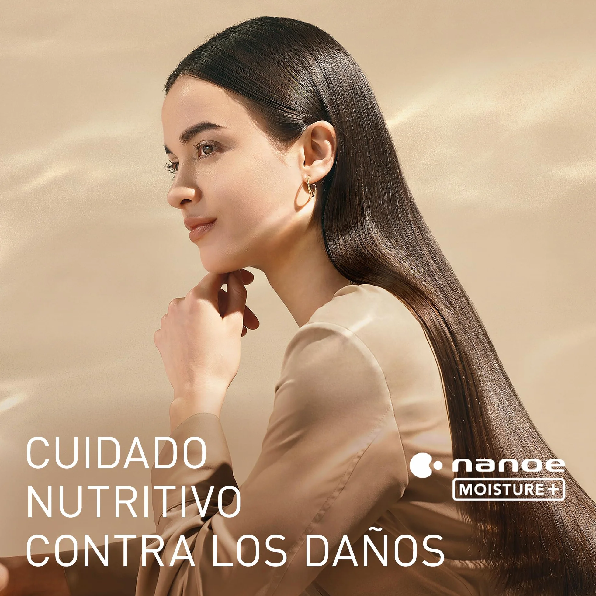 Panasonic EH-NA0J-N825 Nanoe MOISTURE+ y Secador de Cabello Mineral, if Desing Award, Detección Inteligente, Calor y Frío, Modos Cuidado de la Piel, Cuero Cabelludo y Puntas, 1600 W, Negro