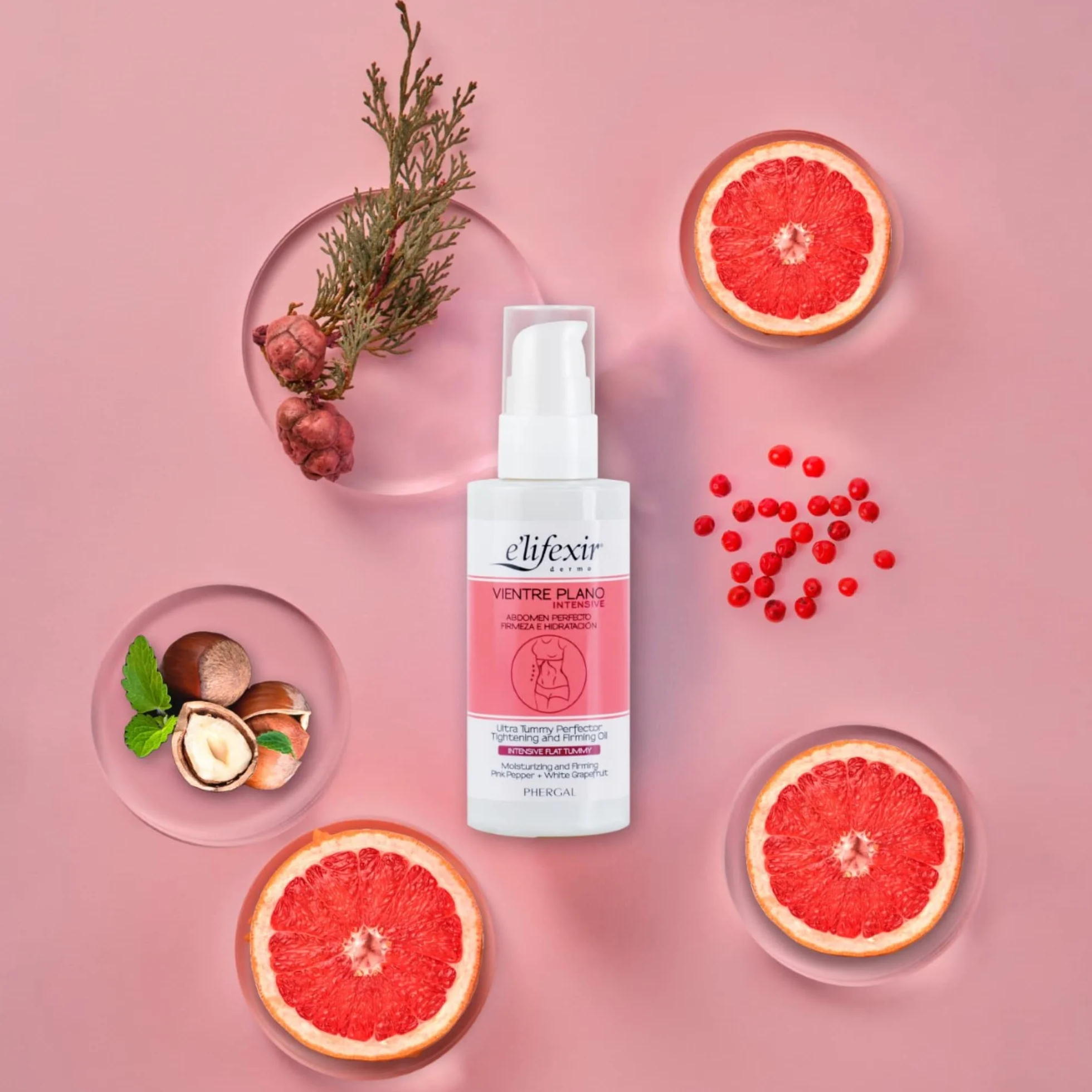E'lifexir Aceite Vientre Plano Intensive Triple Acción 100 mL