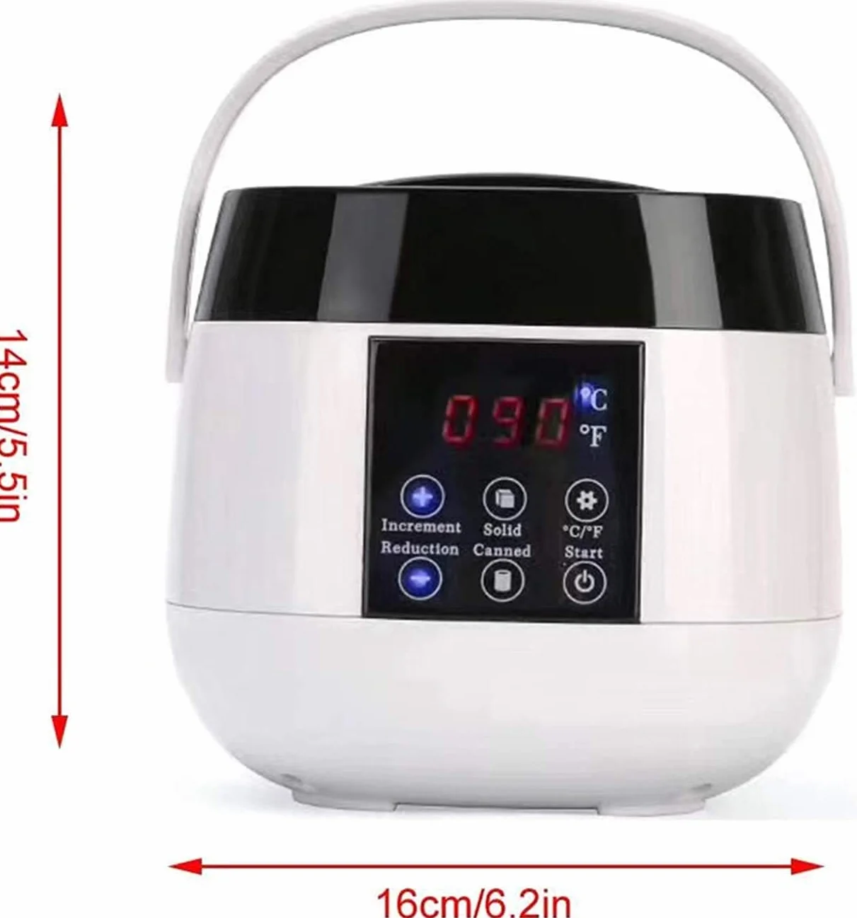 Calentador de cera,Máquina de cera multiusos for mujer MANO DE PELO DE PARAFA DE PARAFA Máquina de cera de parafina Pote de cera Cera de cera Máquina de cálculo for el cuerpo del cuerpo del k