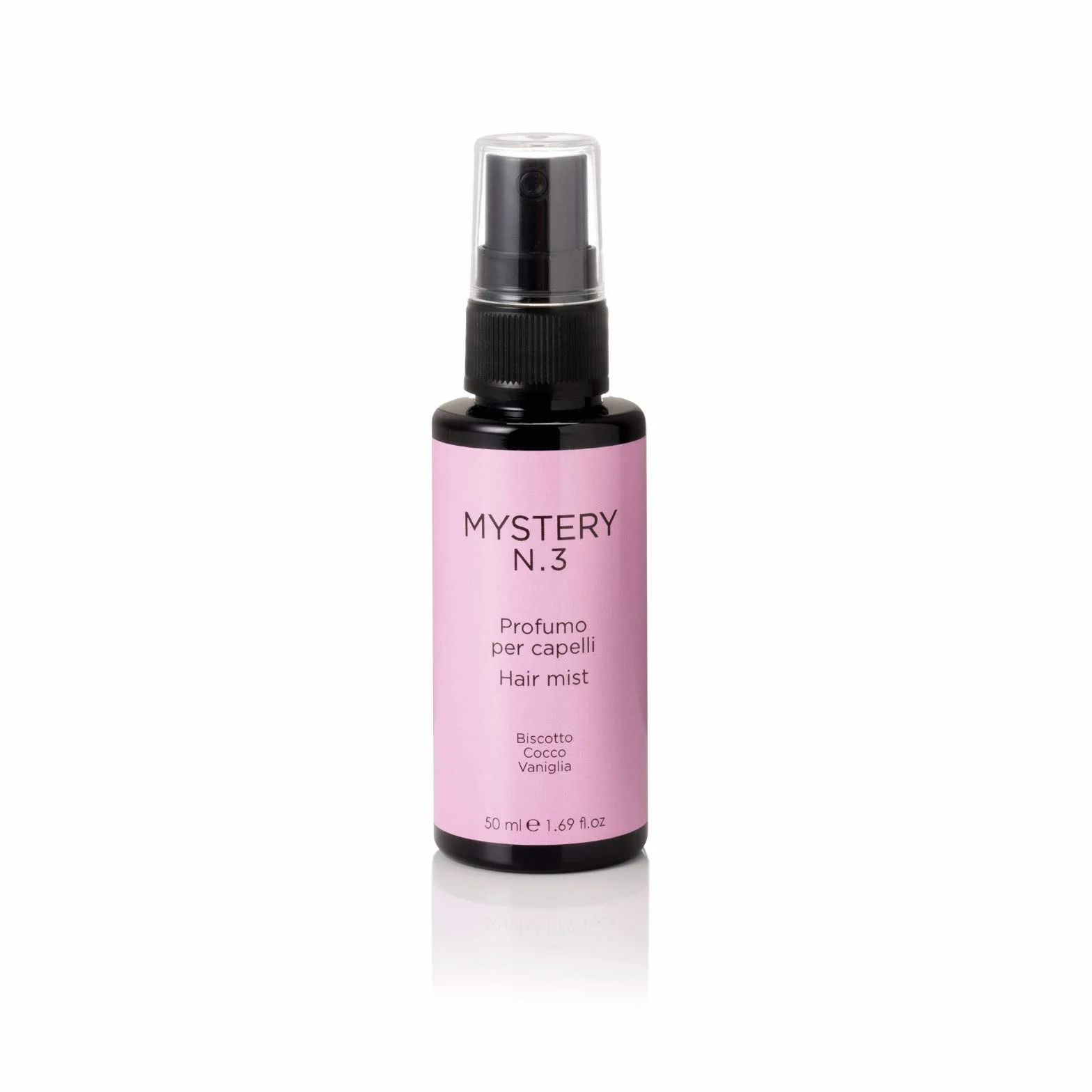 Mystery Nº 3 Perfume para el Cabello 50 ml Fragancia Capilar Galleta Coco Vainilla Antiencrespamiento Antiestático