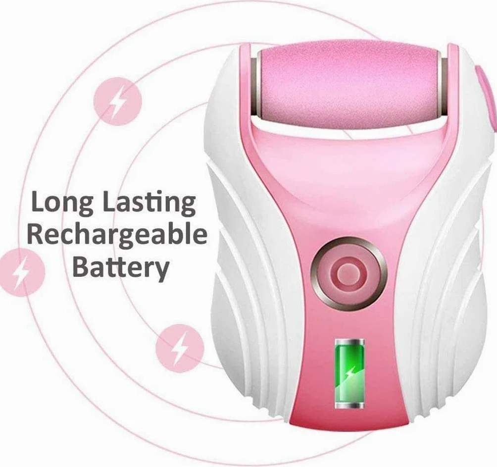 Removedor de Callos eléctrico, Lima para pies, Herramientas de pedicura Recargables por USB para Piel Muerta Seca y Agrietada en los Talones y los pies