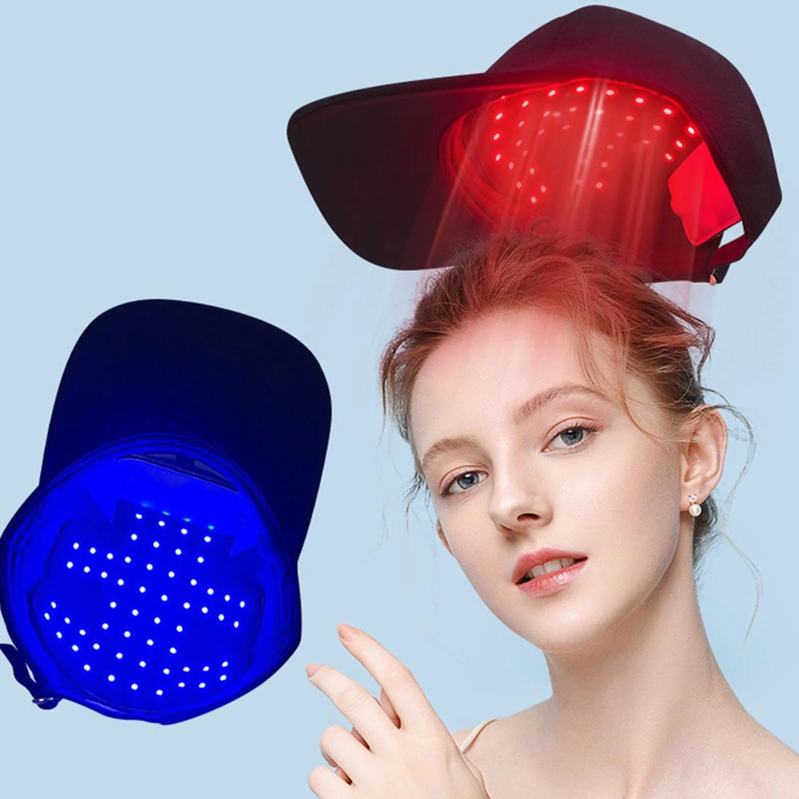 Gorra de Luz LED para Crecimiento de Cabello 450nm 660nm 850nm