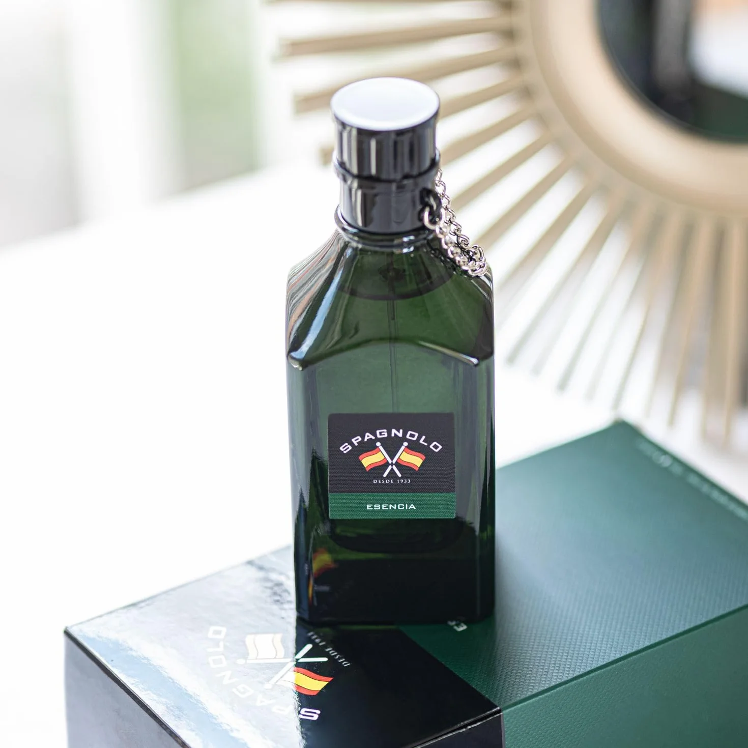 SPAGNOLO Esencia Colonia 75 ml + Desodorante 200 ml Estuche Regalo Hombre Eau de Toilette Fougère Amaderado
