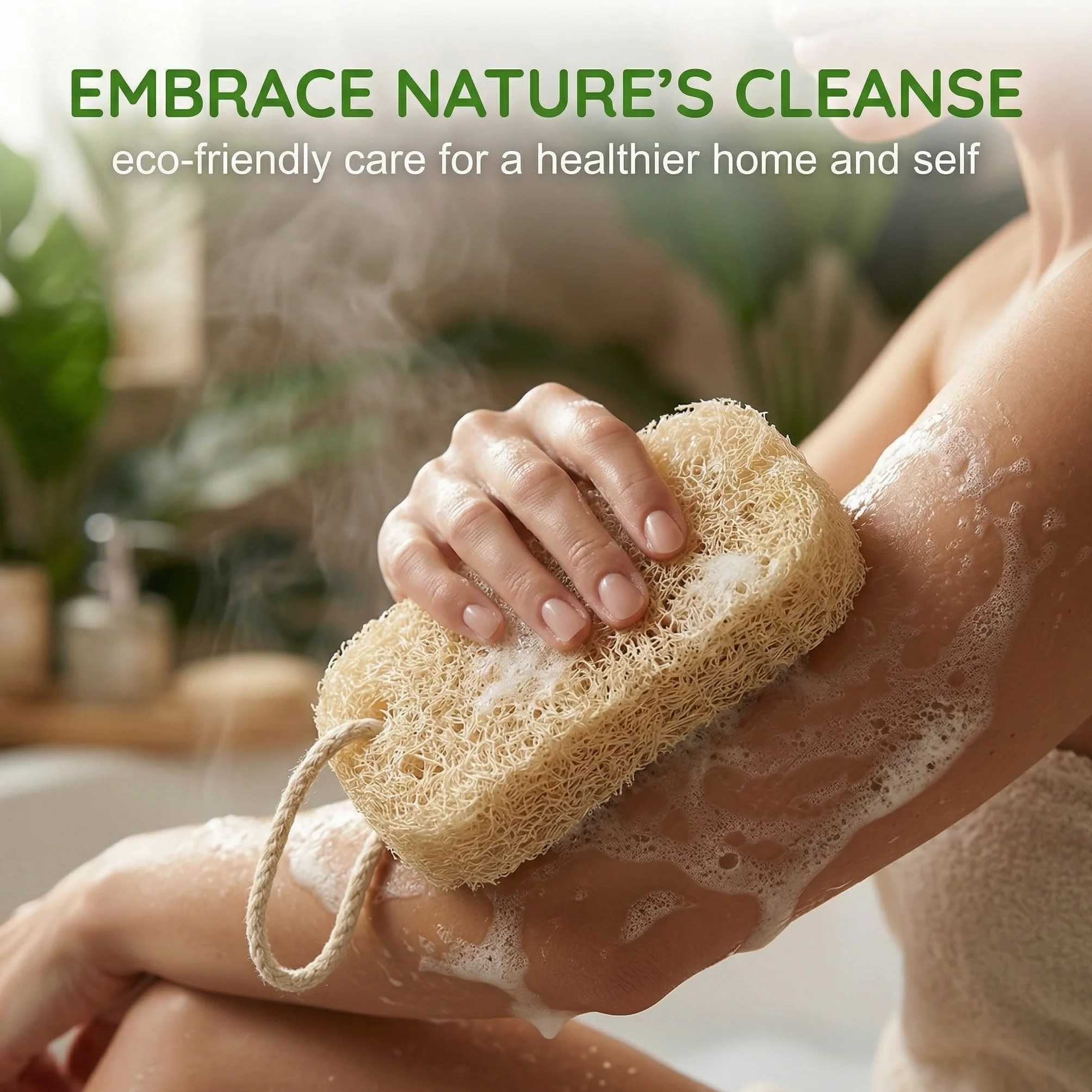 Esponja Lufa Natural Biodegradable 8 Piezas