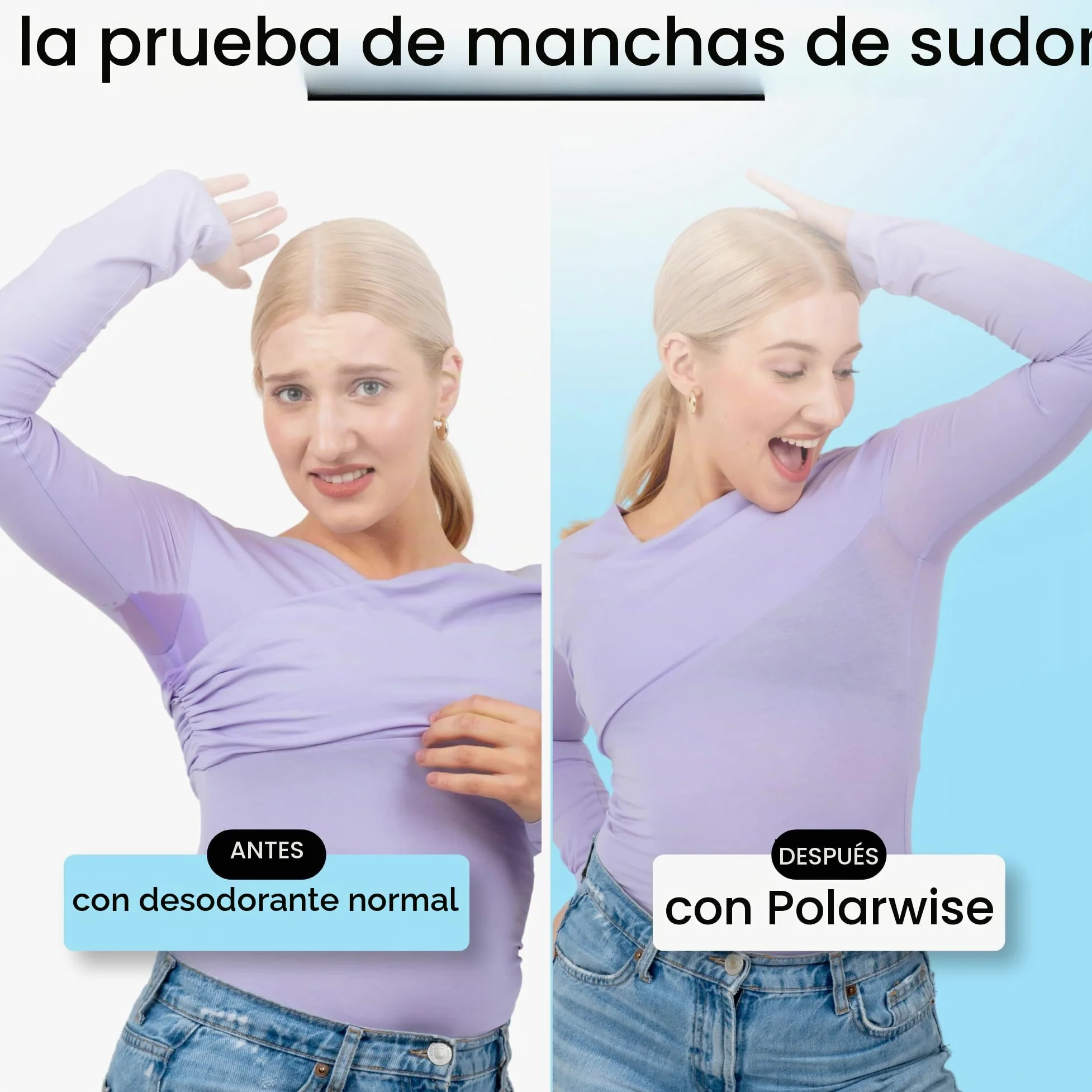 Polarwise Desodorante Unisex Antitranspirante Strong Mist: 100% libre de olores y manchas de sudor