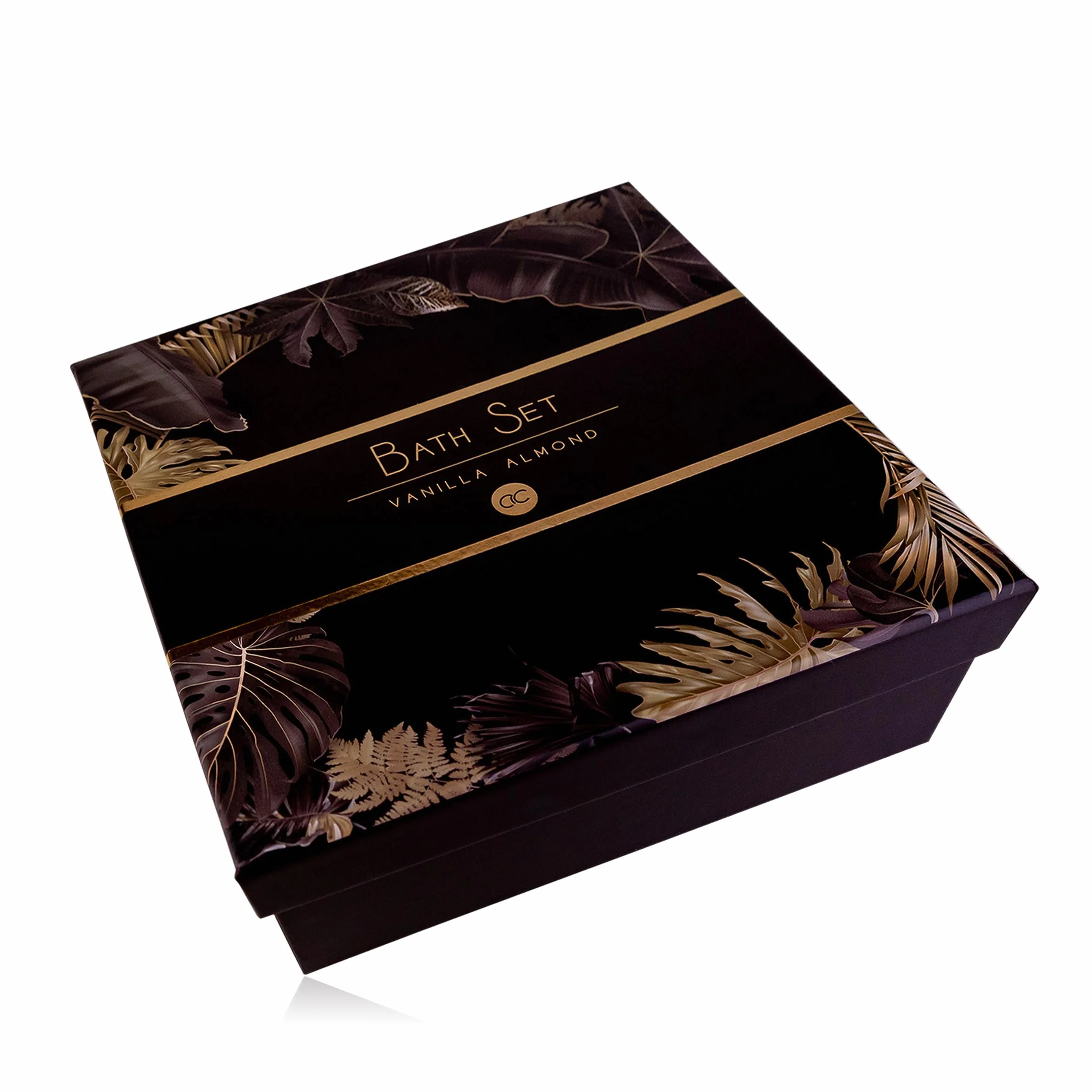Accentra Set de regalo para mujer de lujo 5 piezas baño con vela perfumada jabón crema de manos mantequilla corporal bomba de baño