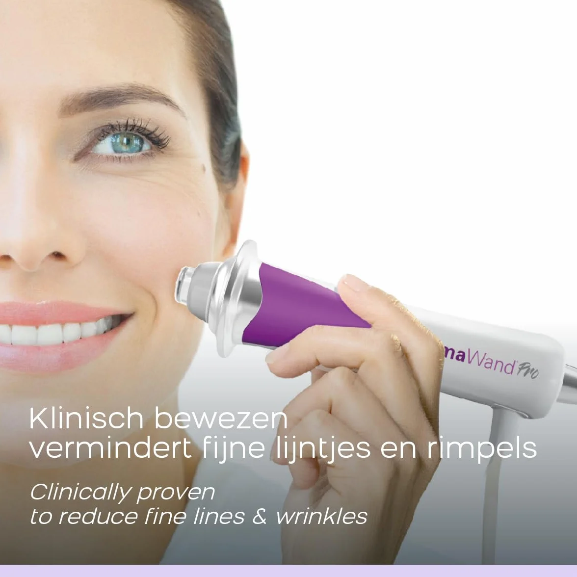 DermaWand Pro - Dispositivo Antienvejecimiento Alta Frecuencia, Reduce Arrugas y Líneas Finas, Reafirma y Revitaliza la Piel Facial, Tratamiento Seguro en Casa