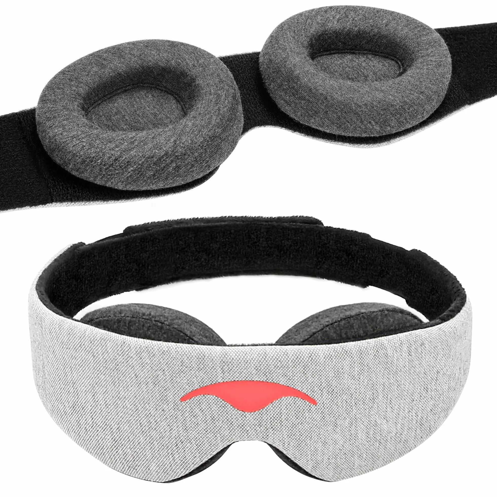 Manta Sleep Mask Antifaz para Dormir 100% Anti-Luz Cero Presión Copas Ajustables