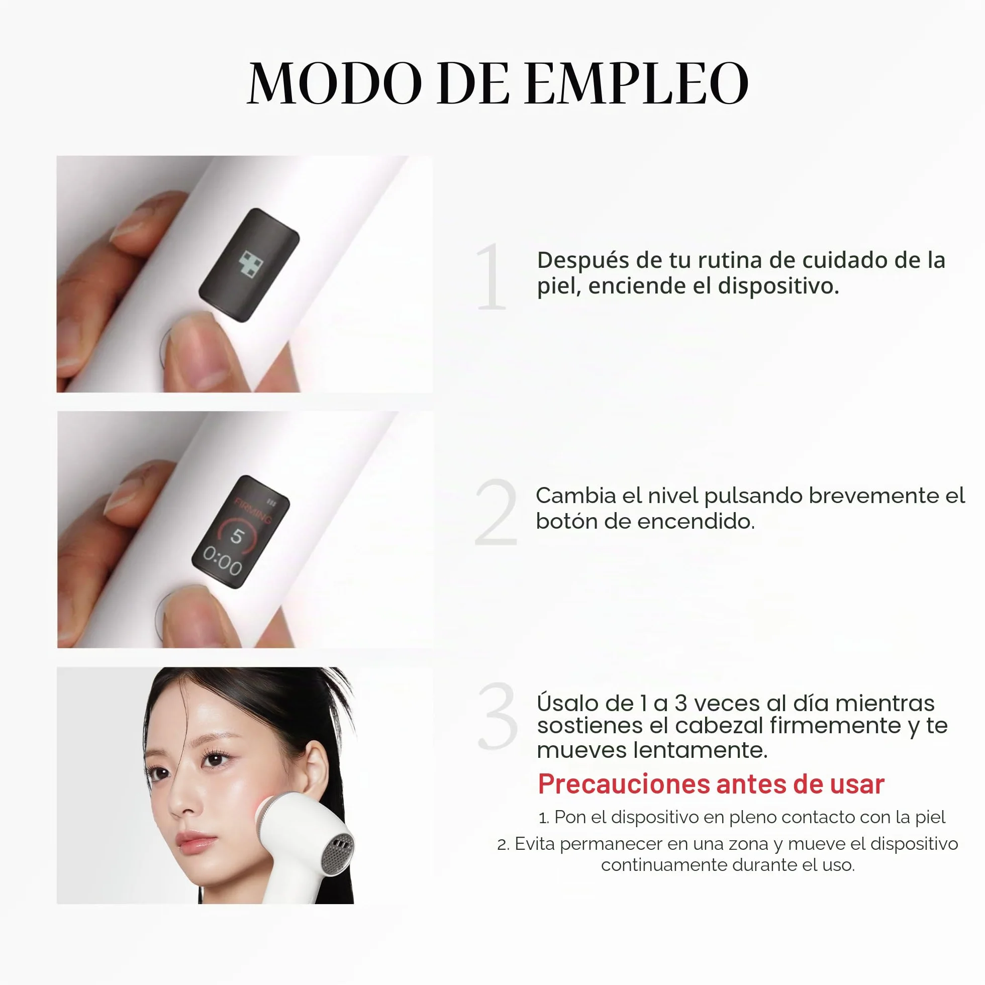 Medicube Age-R Ultra Tune 40.68 | Herramienta de cuidado de la piel 2 en 1 de alta tecnología: elasticidad de la piel, cuidado de líneas, brillo, herramientas faciales coreanas