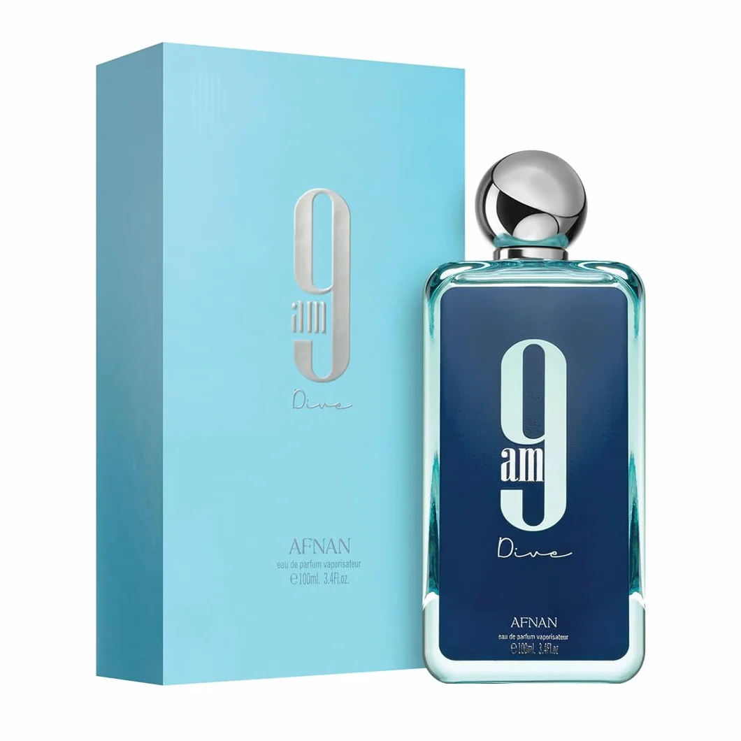Afnan 9 am Dive Eau de Parfum unisex 100 ml EDP, Parfum, Hombre, Regalo