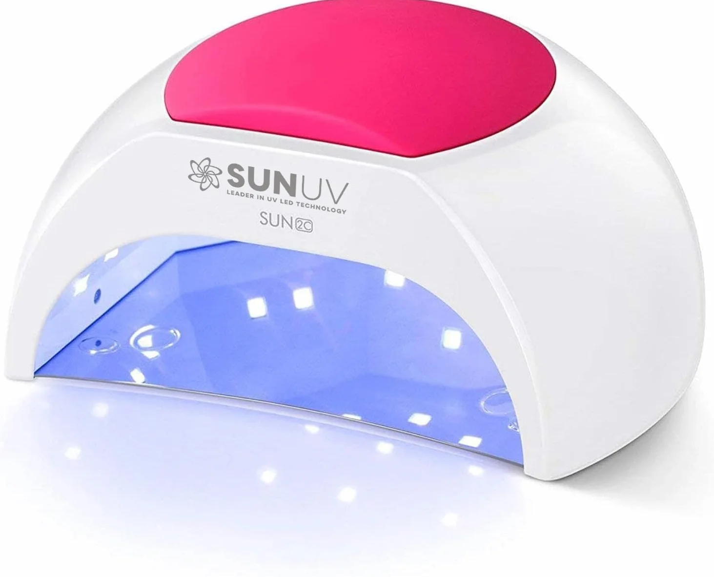 SUNUV Lámpara Secadora de Uñas LED UV Profesional, 4 Modos de Curado 10s/30s/60s/90s
