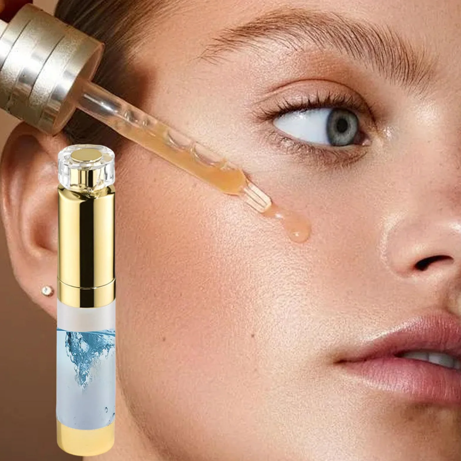 Airless Pump Bottles 15 ML 20 ML Leak Proof Clear Vacuum Pump Cosmetic Lotion Containers Travel Size Dispensers