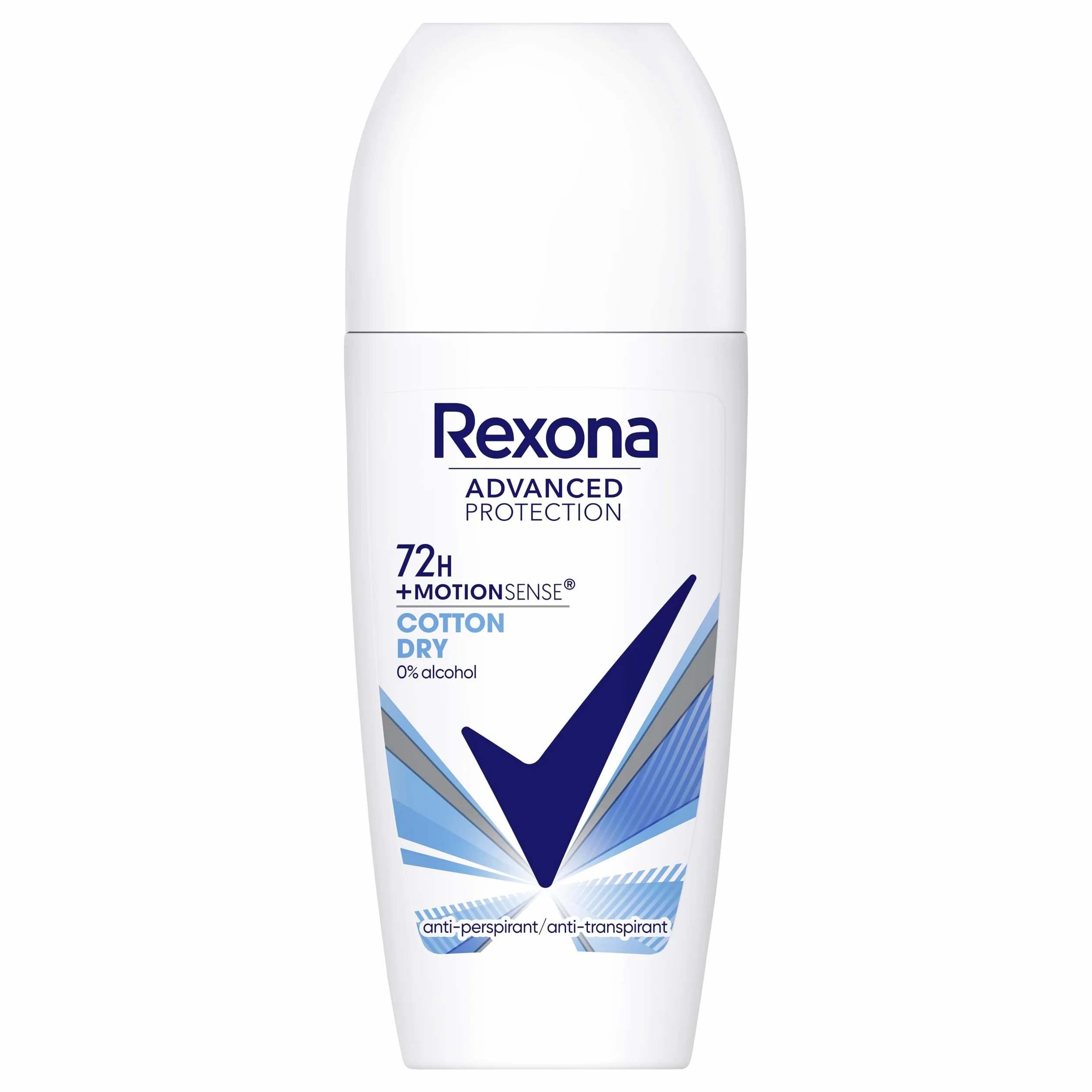 Rexona Advanced Protection Desodorante antitranspirante Roll-On Mujer COTTON DRY 72h 50 ML