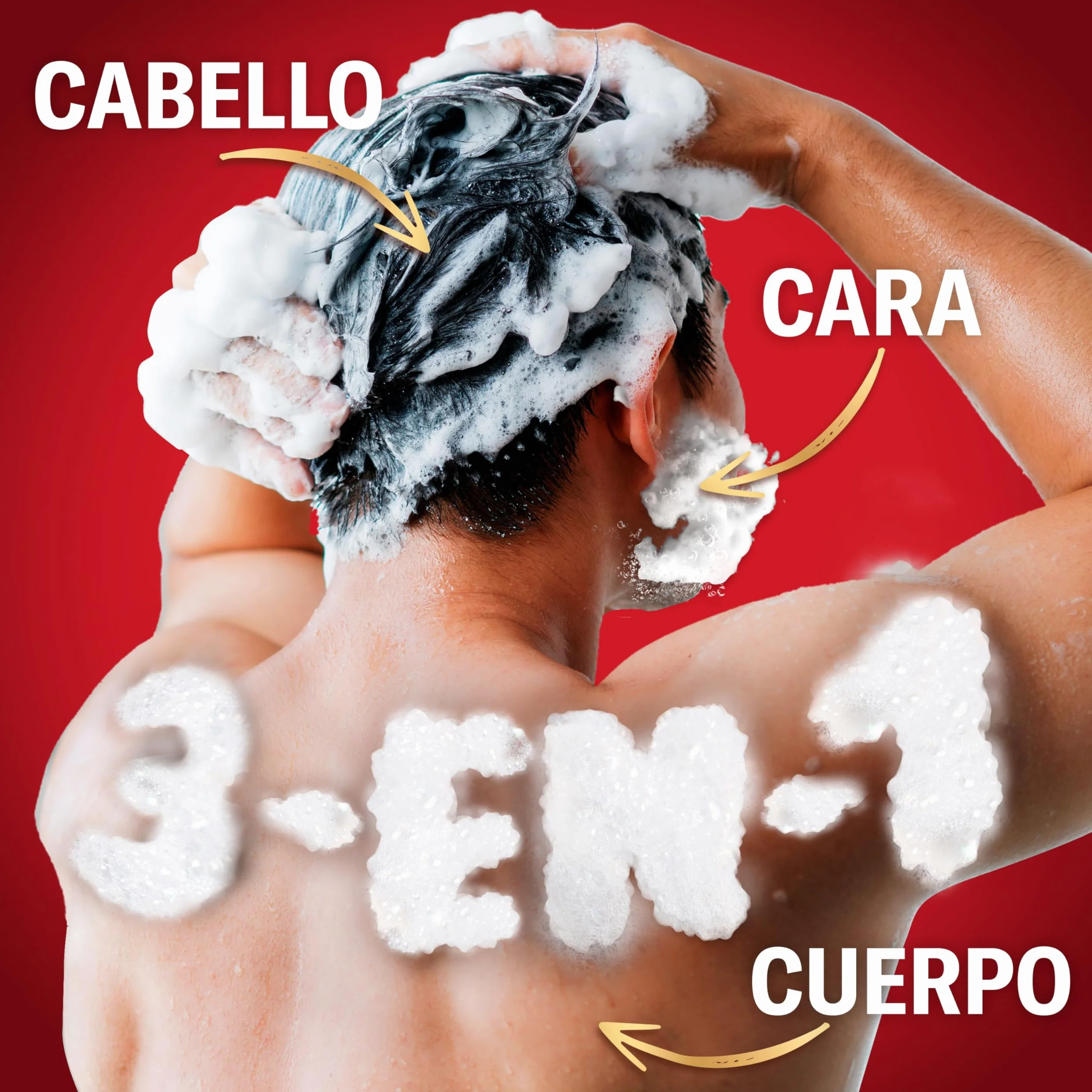Old Spice Captain Desodorante en Barra para Hombres 2x50ml + Gel y Champú 3 en 1 2x400ml, Fresco 24 Horas