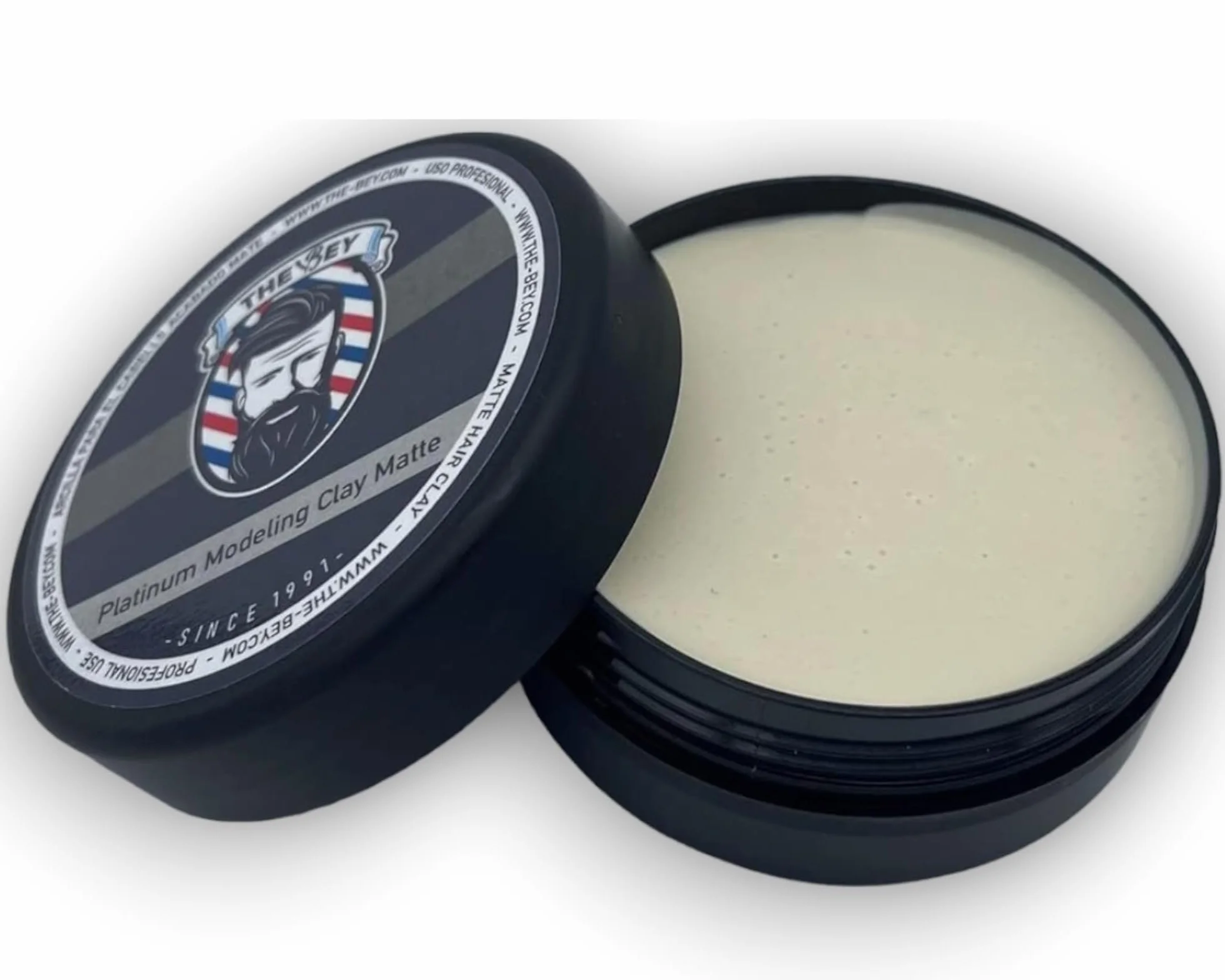 Arcilla Barbera Platinum Modeling Clay MATTE - Barro natural de fijación para peinados