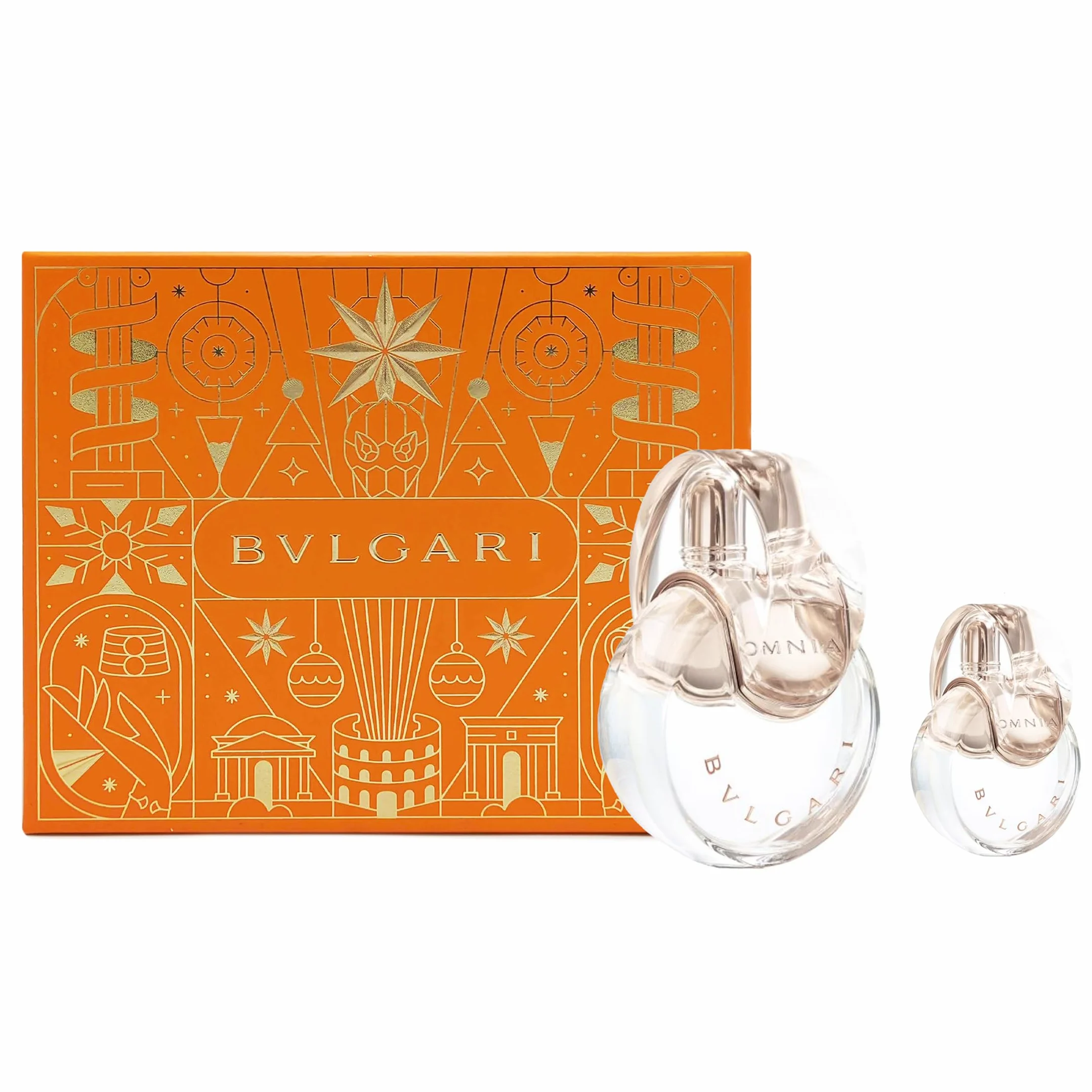 Omnia Crystalline de Bvlgari para mujer, 150 ml, paquete de 2