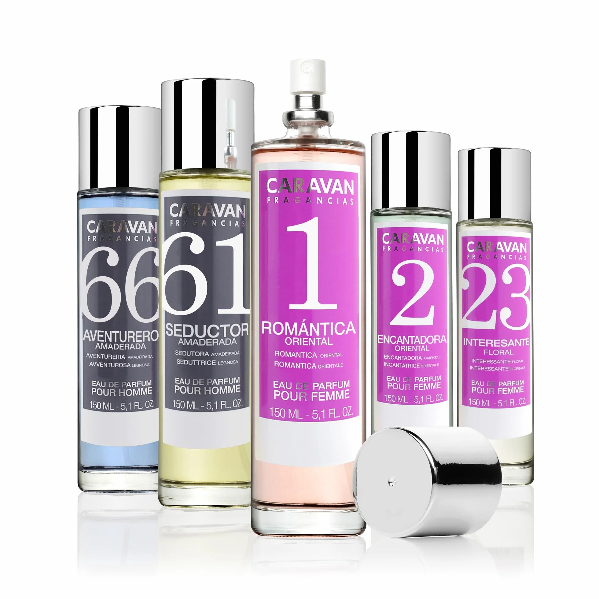 Caravan perfume de hombre Nº58, Set de 6x 150ml