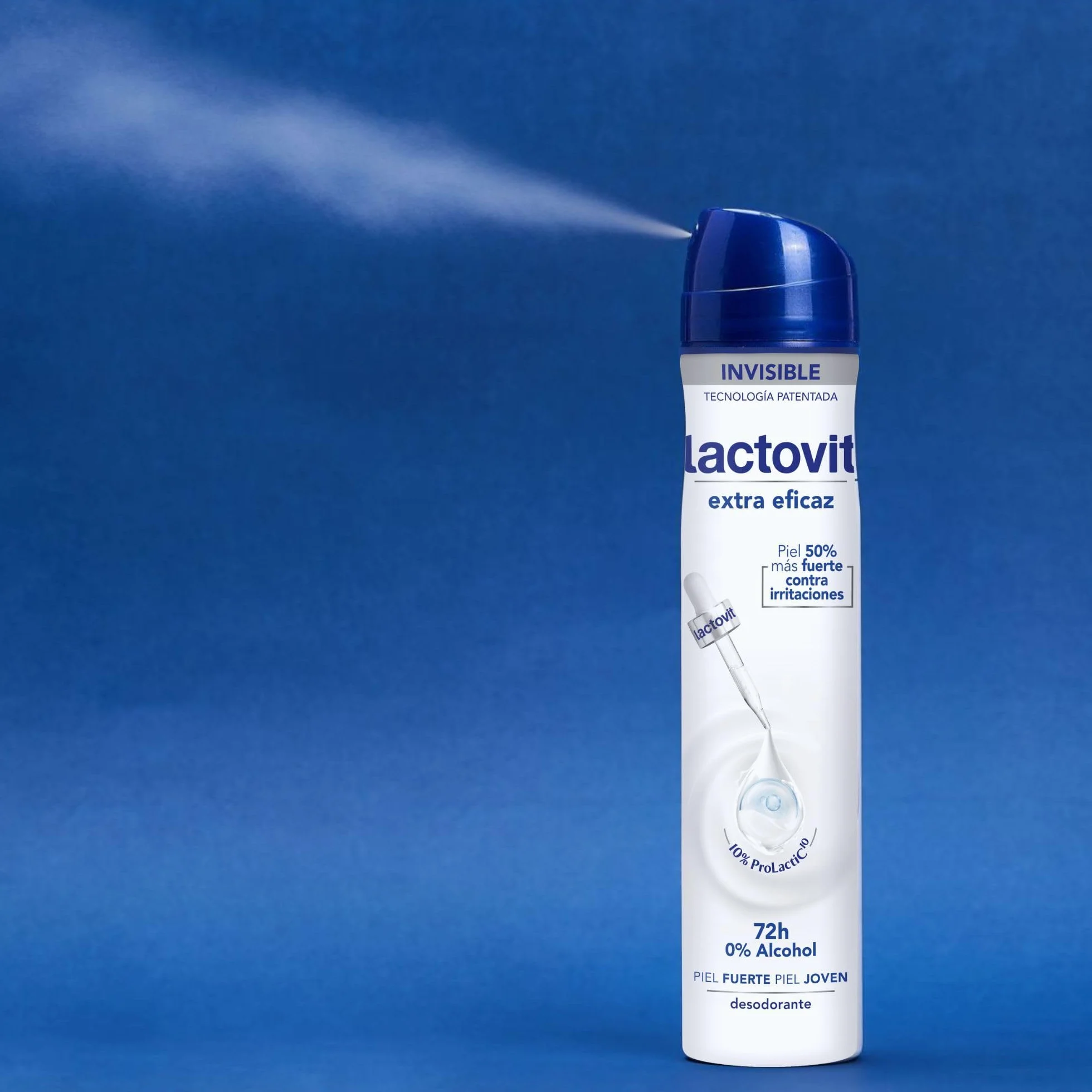 Lactovit Desodorante Extra Eficaz con Microcápsulas Protect 0% Alcohol Anti-irritaciones 72H