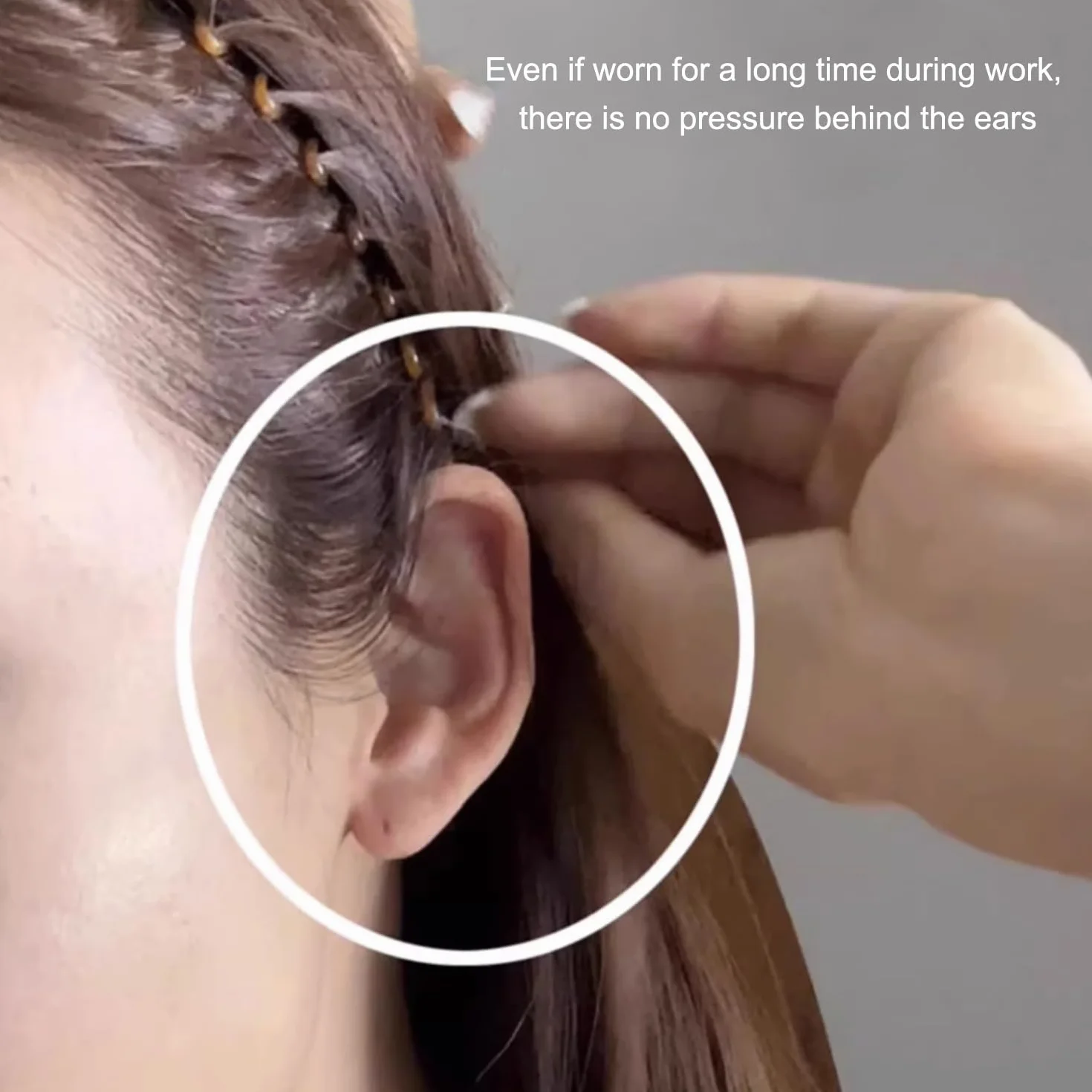 Peines de Estiramiento Circular Completo, Diadema Elástica Mujer, Bandas para Cabello Zigzag, Plástico