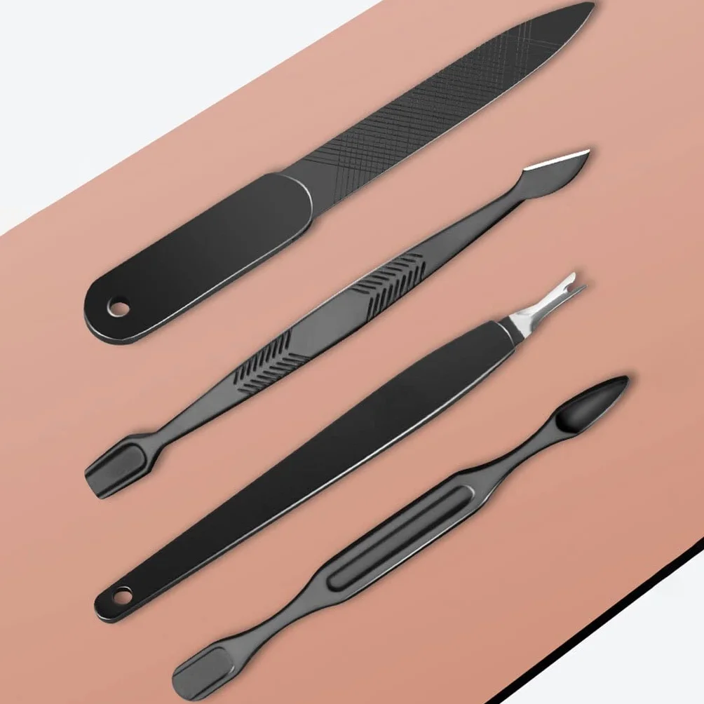 Kit de cortaúñas Juego de cortaúñas para adultos Cortaúñas de acero inoxidable para adultos Kit de pedicura Kit de belleza de manicura Kit de belleza de viaje portátil Juego de manicura (Tamaño : D) (