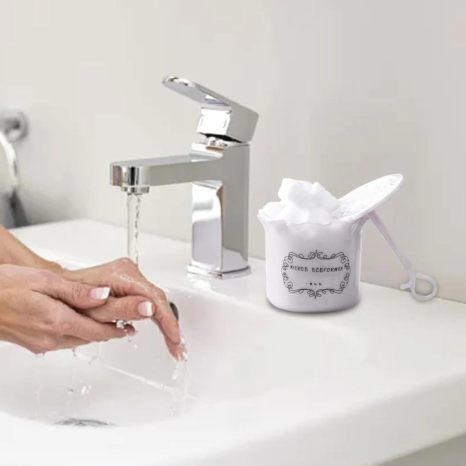 Foam Maker for Face Wash | Beauty Foam Pump | Portable Manual Cleanser Cup Facial Care Travel