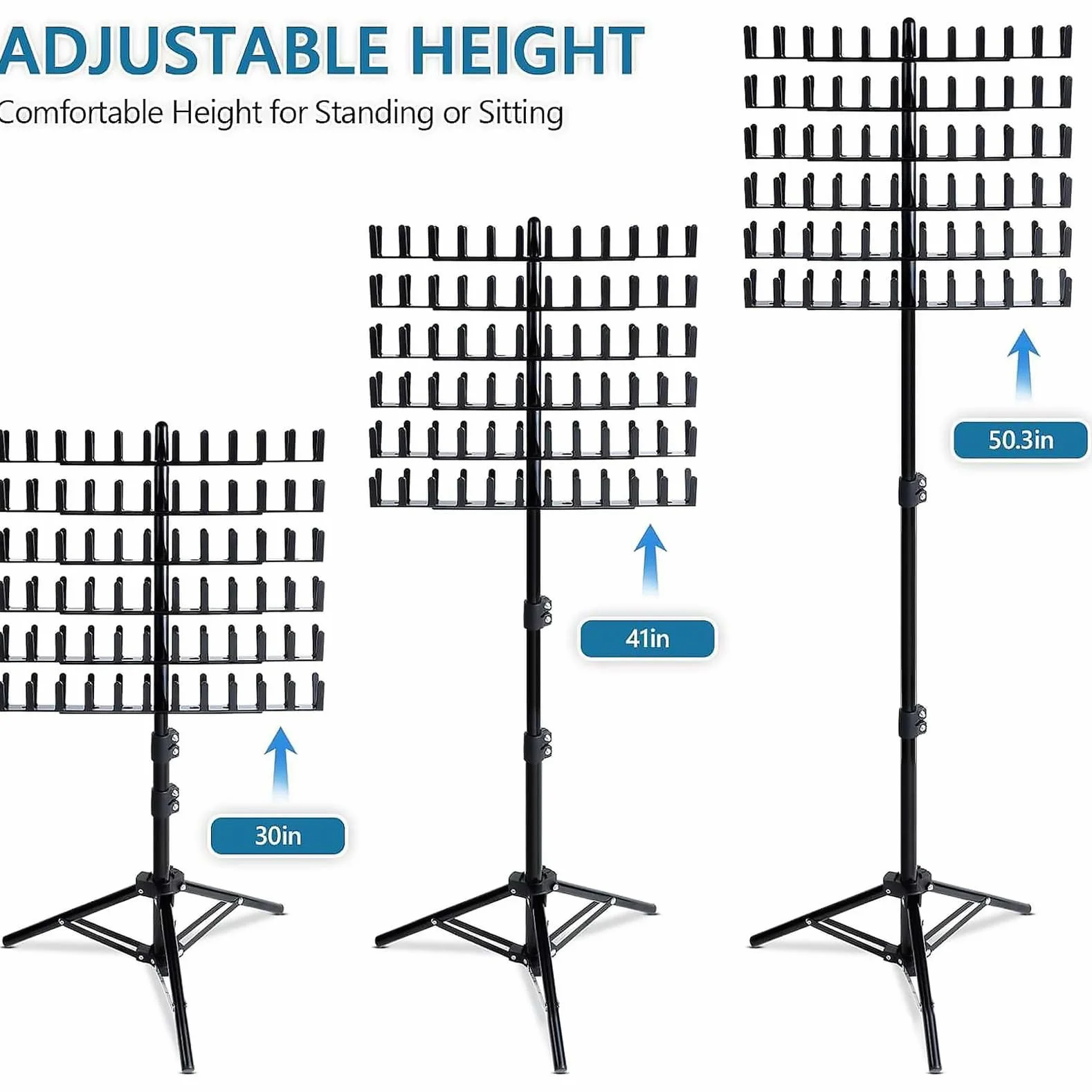 Soporte para extensiones de cabello de 144 pines, con 6 pinzas y 2 peines, soporte para extensiones de pelo para extensiones de pelo, altura ajustable y plegable, soporte para extensiones de