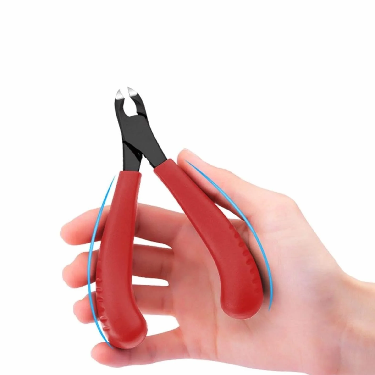 Cortaúñas para dedos de los pies, cortaúñas de los pies, cortaúñas de los pies, cortaúñas de acero inoxidable, tijeras de corte de uñas, herramientas de cuidado de manicura (A02)
