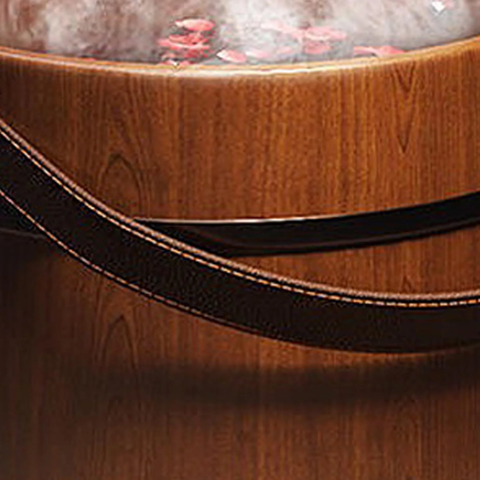 Bañera De Spa Para Pies De Madera Palangana Para Baño De Pies Natural Y | Tina de Madera para el Remojo de los Pies Para Personas De La Tercera Edad, Hombres Y Mujeres, Padres Y Madres