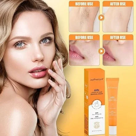 Crema Depilatoria Facial Mujer para Labios, Labio Superior, Piernas, Brazos, Axilas, Mejillas