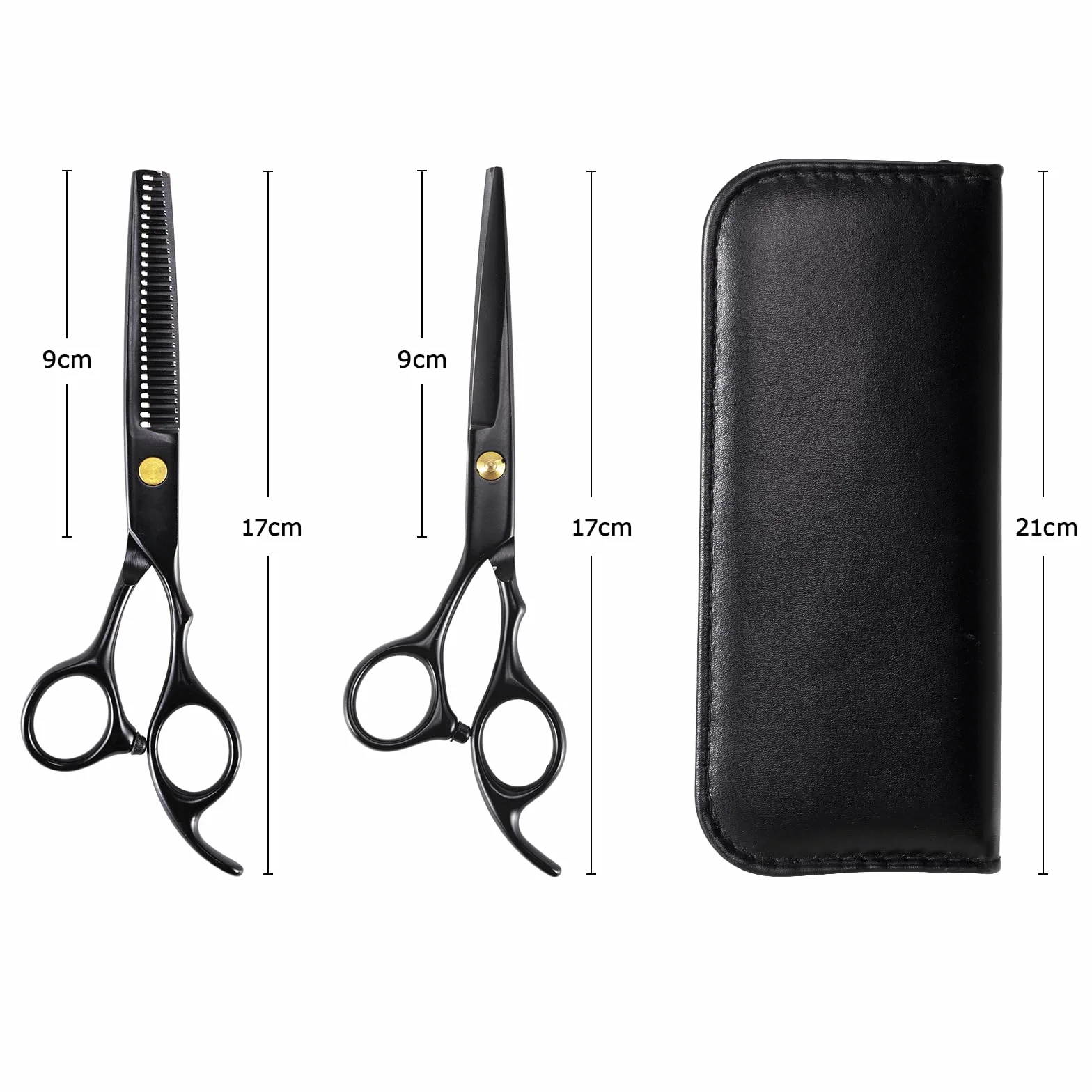 Tijeras Peluqueria Profesional 12 Set Corte de Pelo
