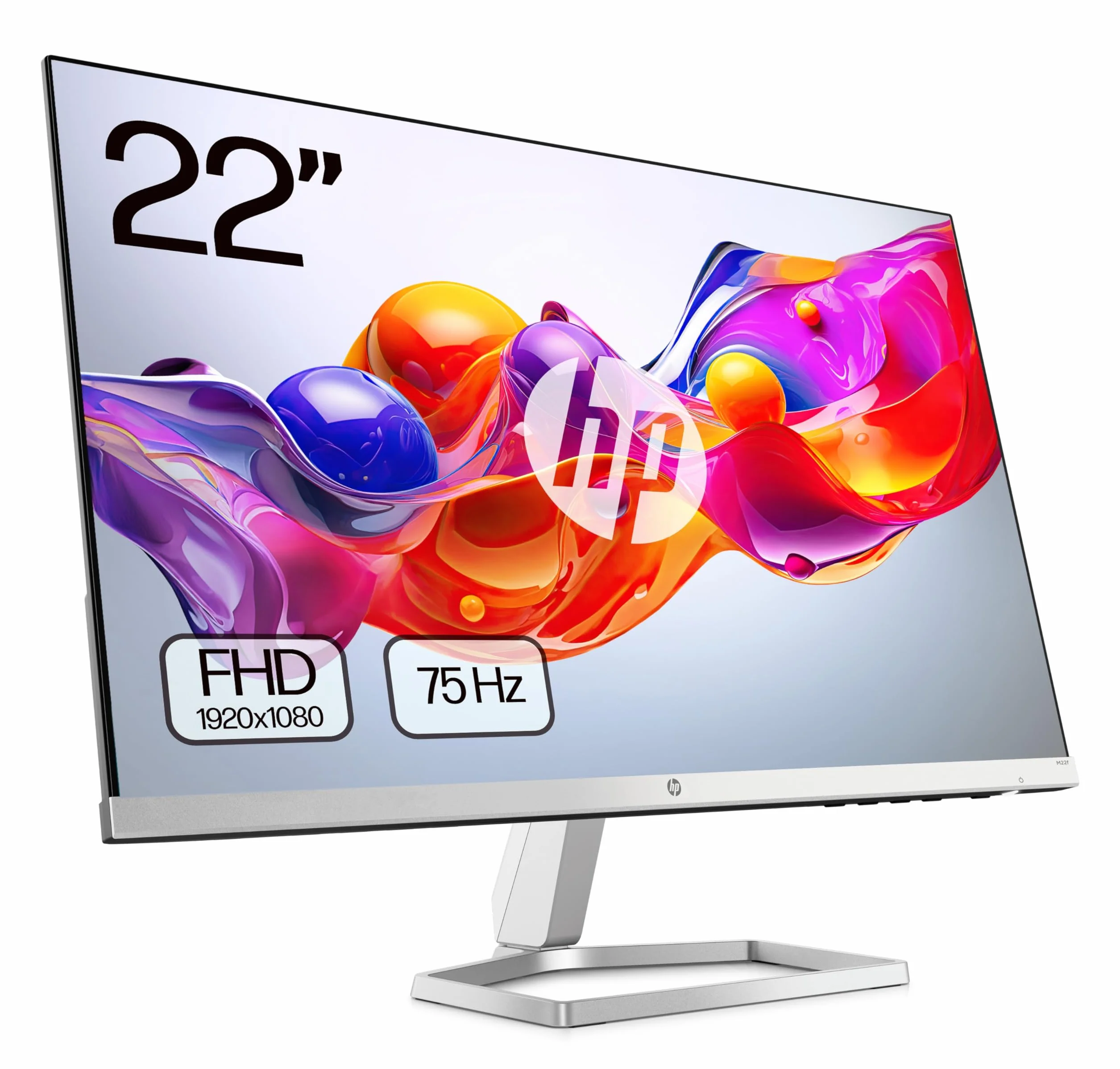 HP M22f Monitor 22" Full HD 1920x1080 75Hz 5ms IPS LED AMD FreeSync HDMI VGA Negro