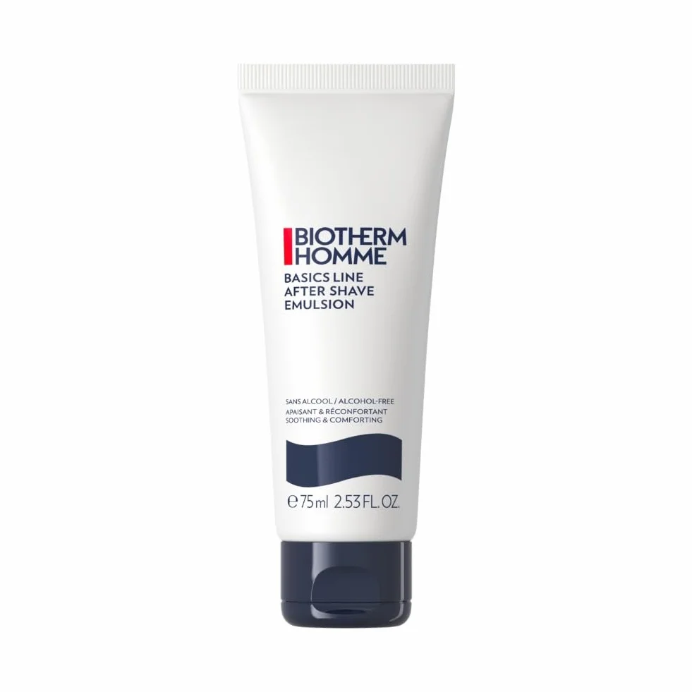 BIOTHERM Homme After Shave Emulsion 75 ml bálsamo calmante sin alcohol para pieles normales a secas