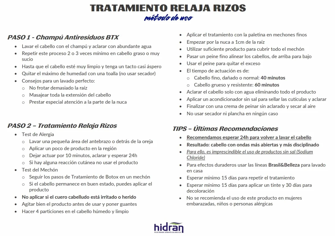 Kit Relaja Rizos Hidran Queratina y D-Pantenol 2 productos