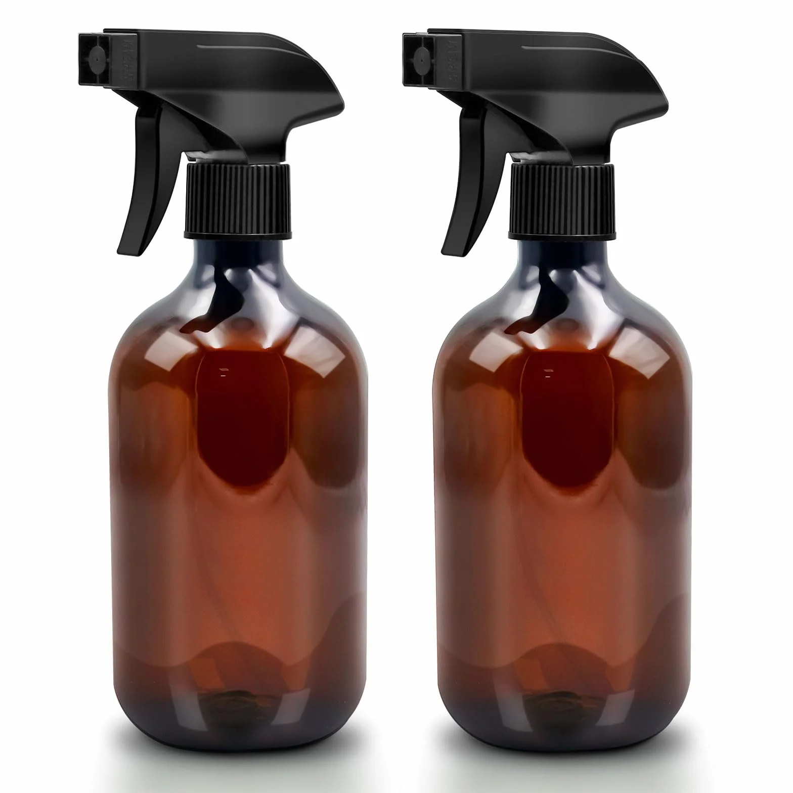 Botellas pulverizadoras vacías 500 ml paquete 2 para plantas puntas ajustables marrón