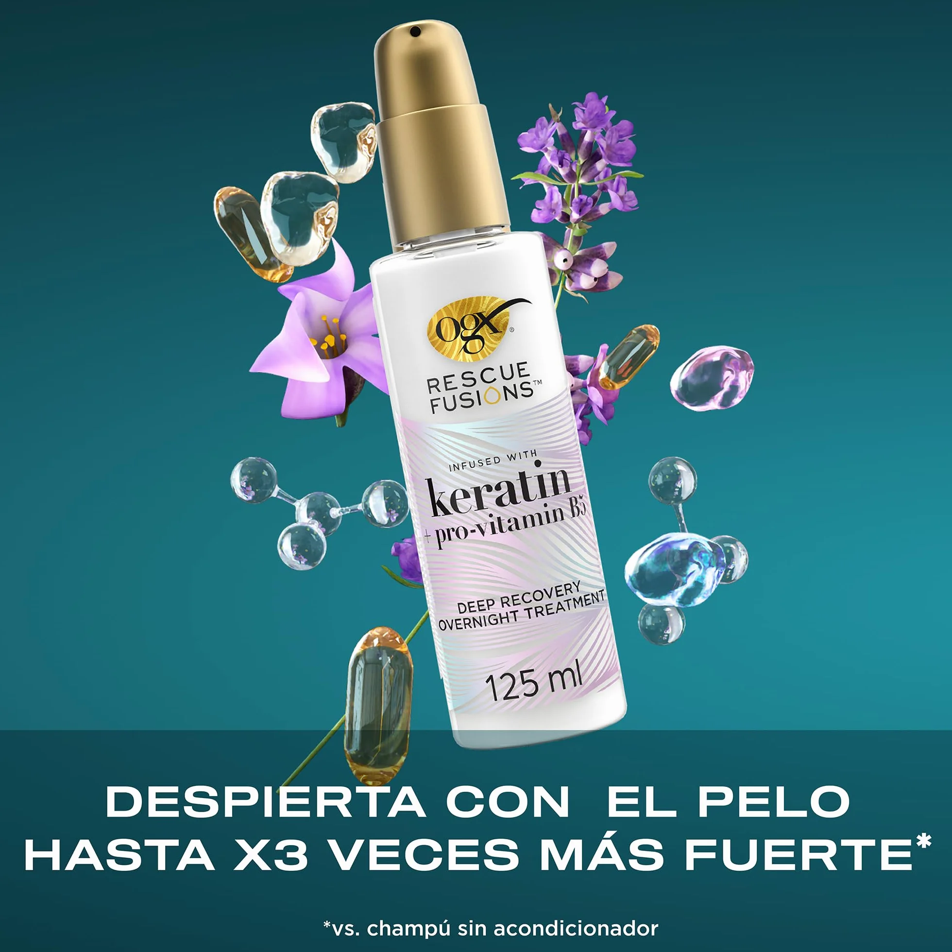 OGX Rescue Fusions Deep Recovery Overnight Treatment 125 ml sérum de noche reparador cabello seco hidratante