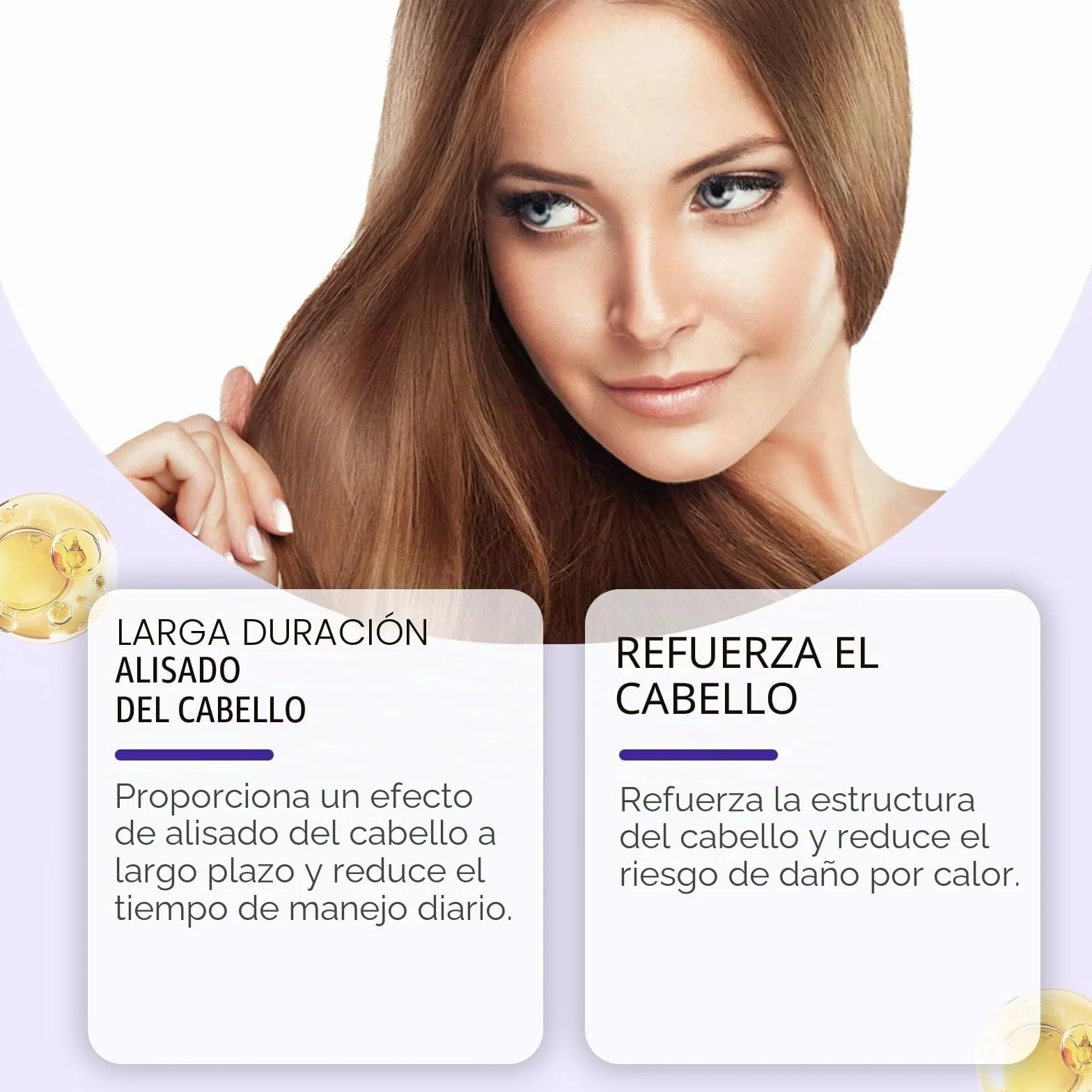 Pemarlis Crema alisadora de pelo con proteínas para cabello dañado