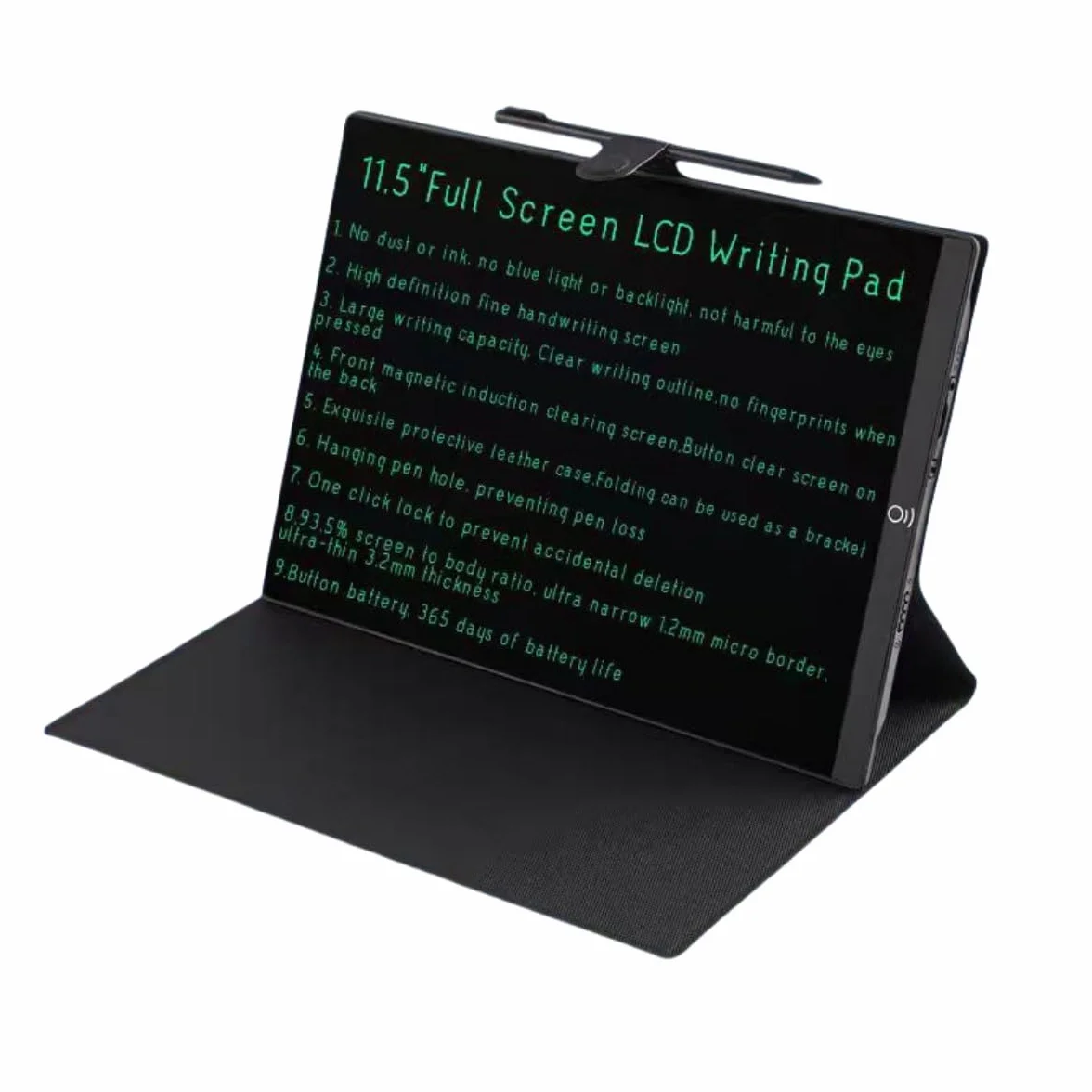 EMEBAY Tableta de escritura LCD 11,5" bloc de notas digital 3,2 mm para niños adultos