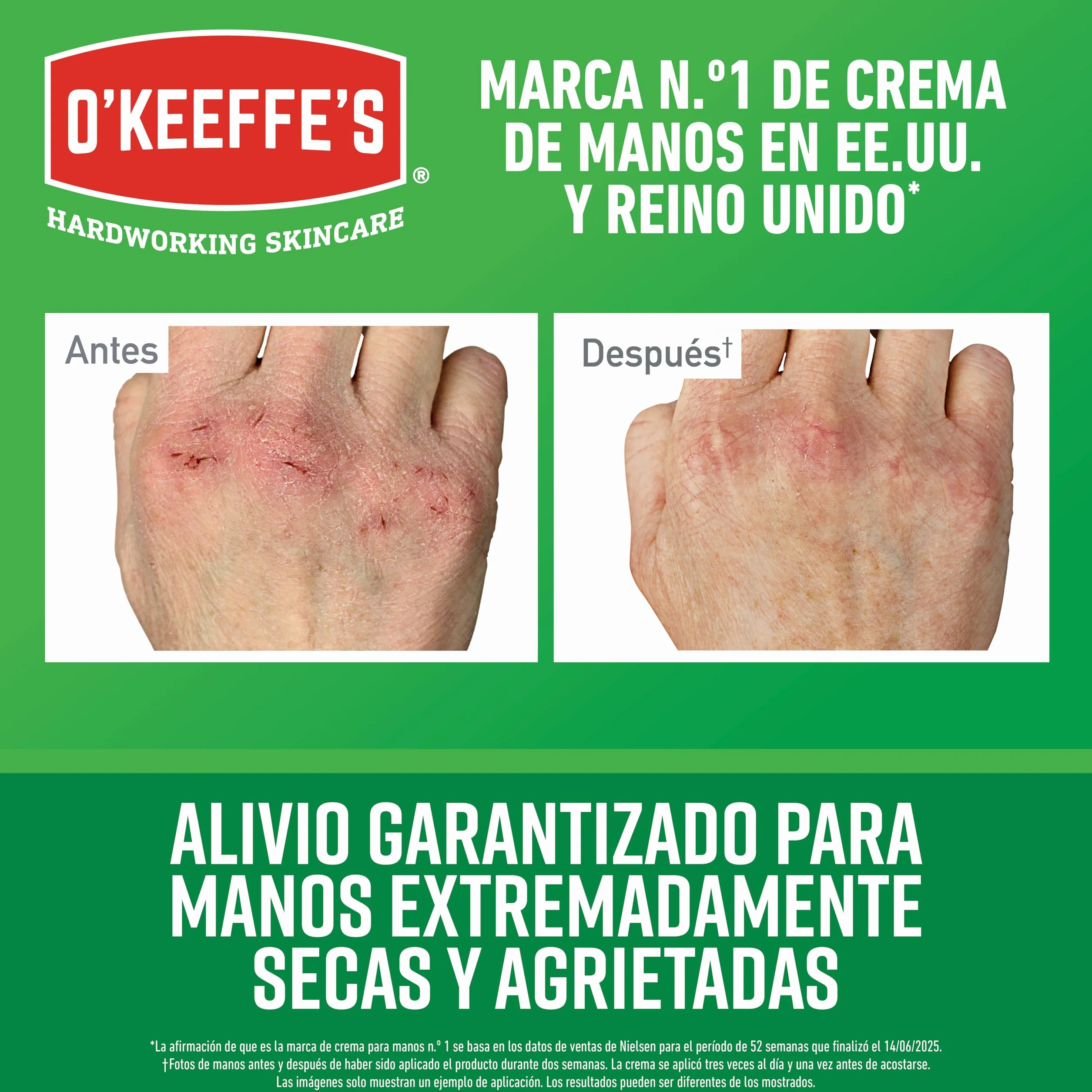 O'Keeffe's Working Hands Crema para manos secas y agrietadas 96g