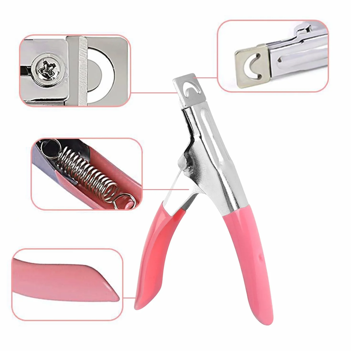 Cortadoras De Uñas De Acero Inoxidable Portátiles, 2 Piezas, Herramientas De Recorte De Uñas