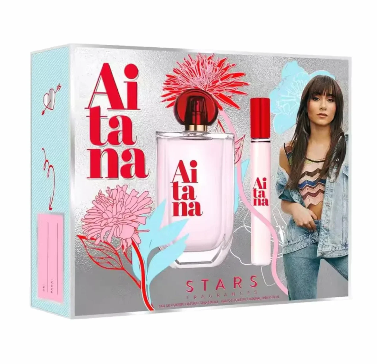 Aitana Stars Perfume Set de Regalo Eau de Toilette 80ml Vaporizador 10ml Floral